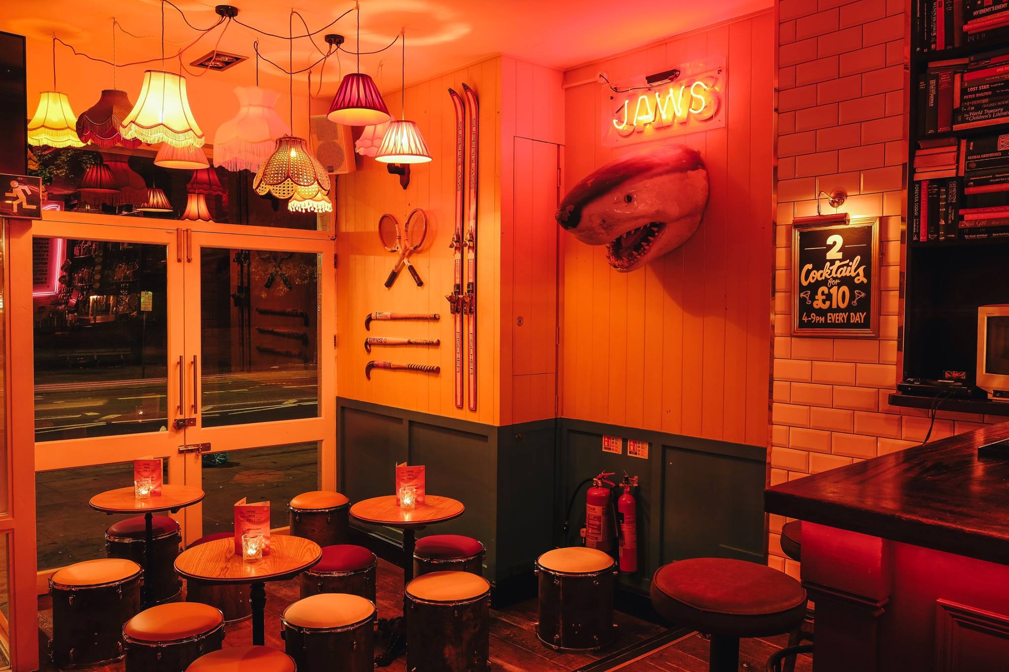 Vibrant venue hire in Simmons | Angel, ideal for casual gatherings and themed events.