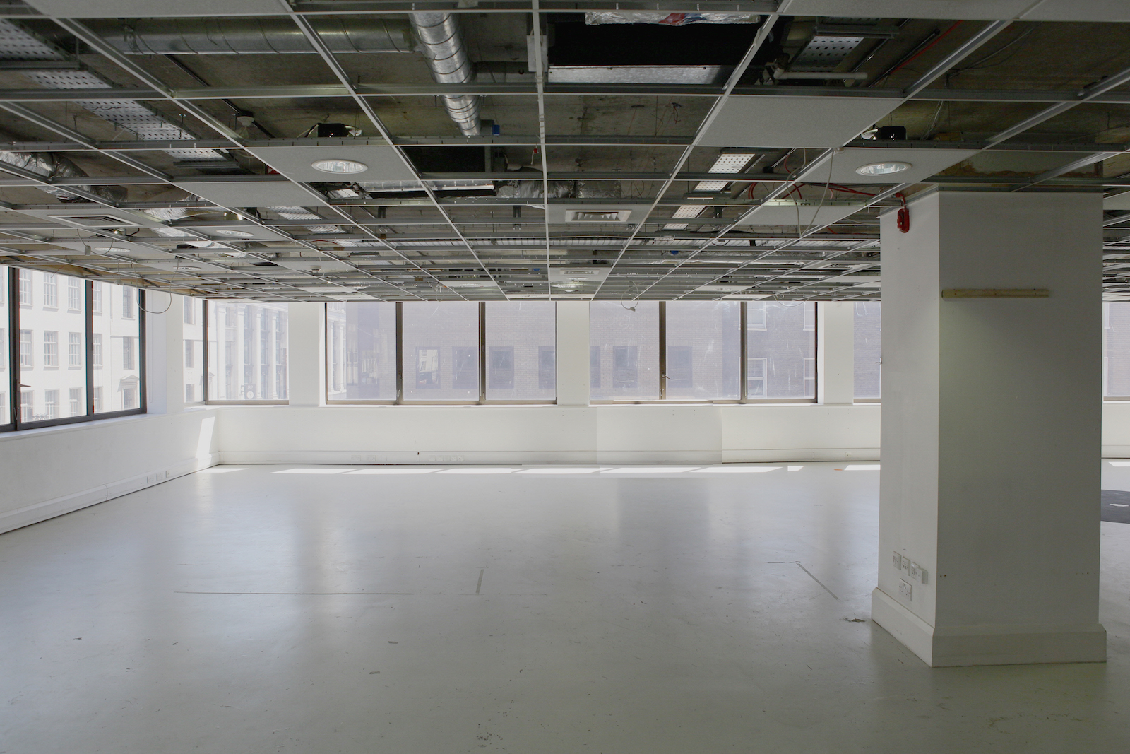 Spacious 2nd Floor event space in V.O LONDON with large windows for natural light.