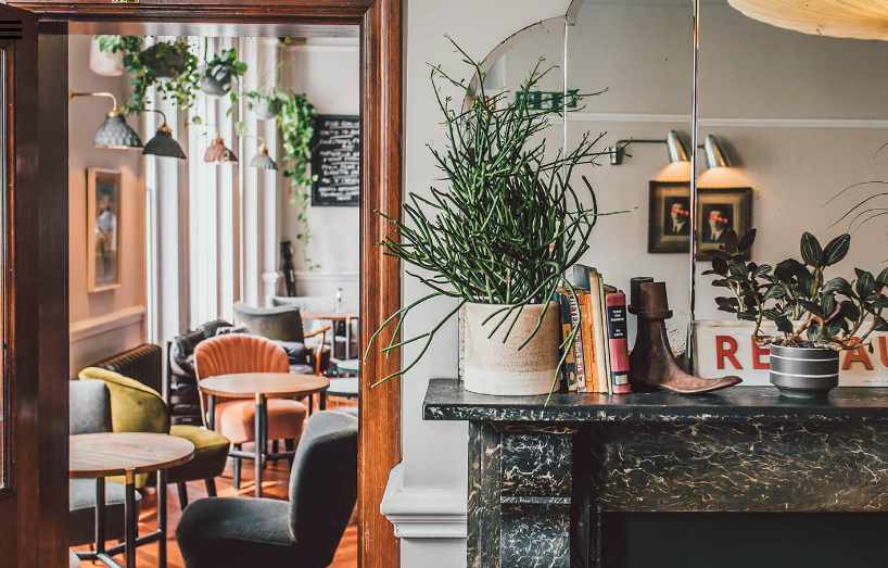 Stylish Lounge & Terrace at THE PILGRM, perfect for intimate meetings and events.