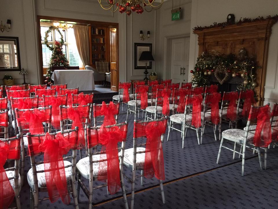 Library Suite at Greenwoods Hotel, elegant decor for festive gatherings and ceremonies.