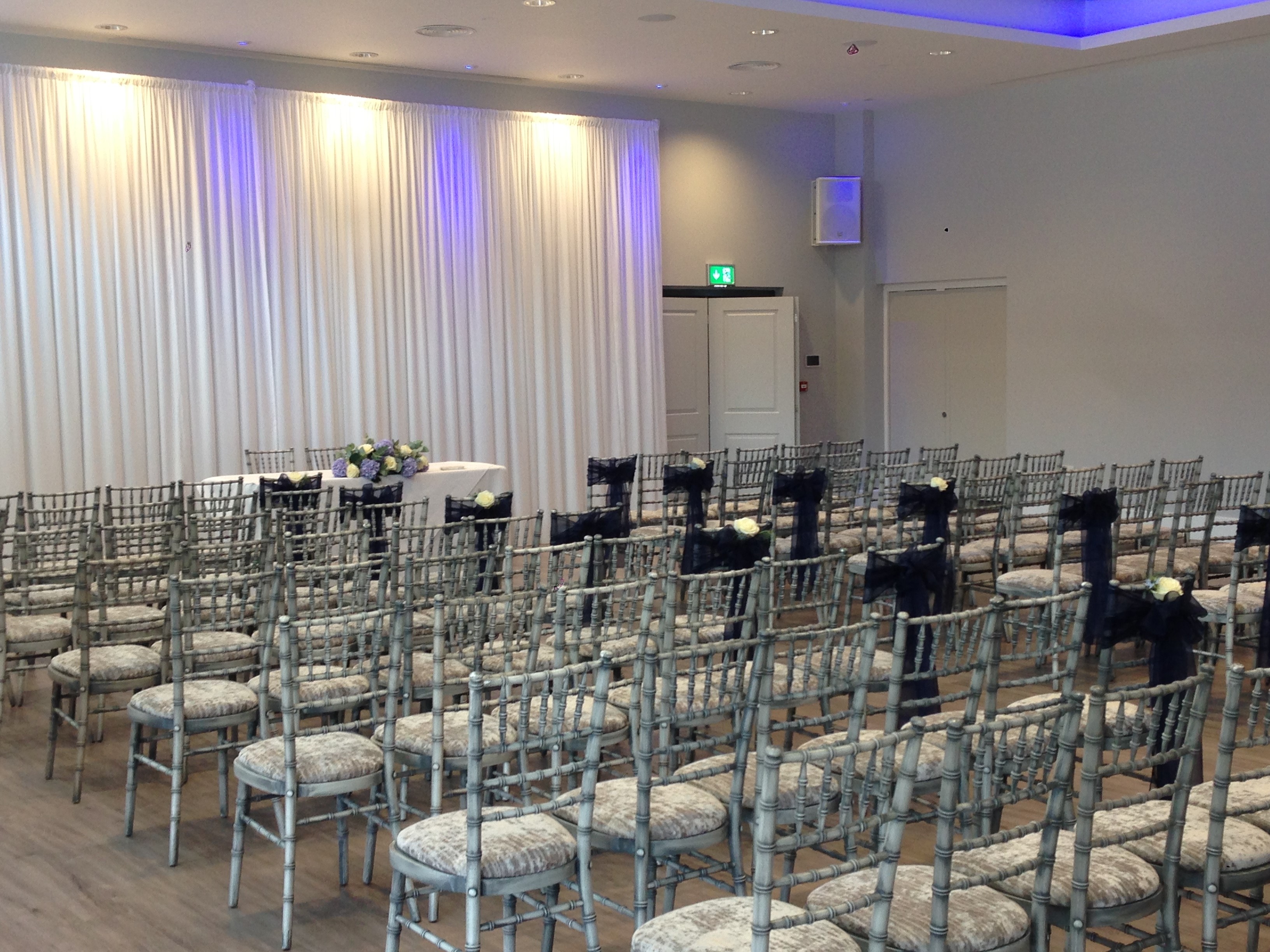 Elegant Garden Suite at Greenwoods Hotel, perfect for ceremonies and formal events.