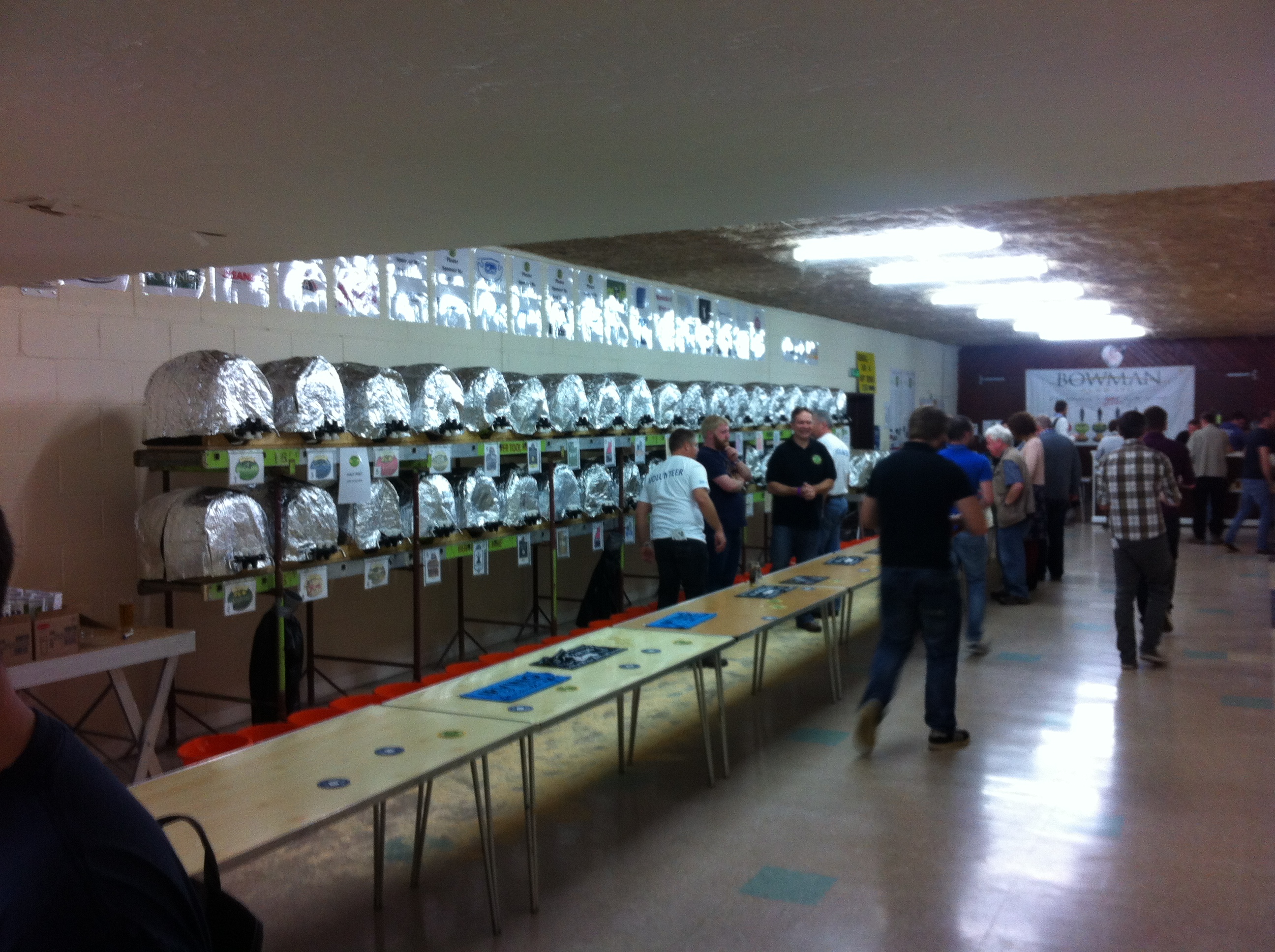 Catering setup in Long Room, Wickham Community Centre for efficient event service.