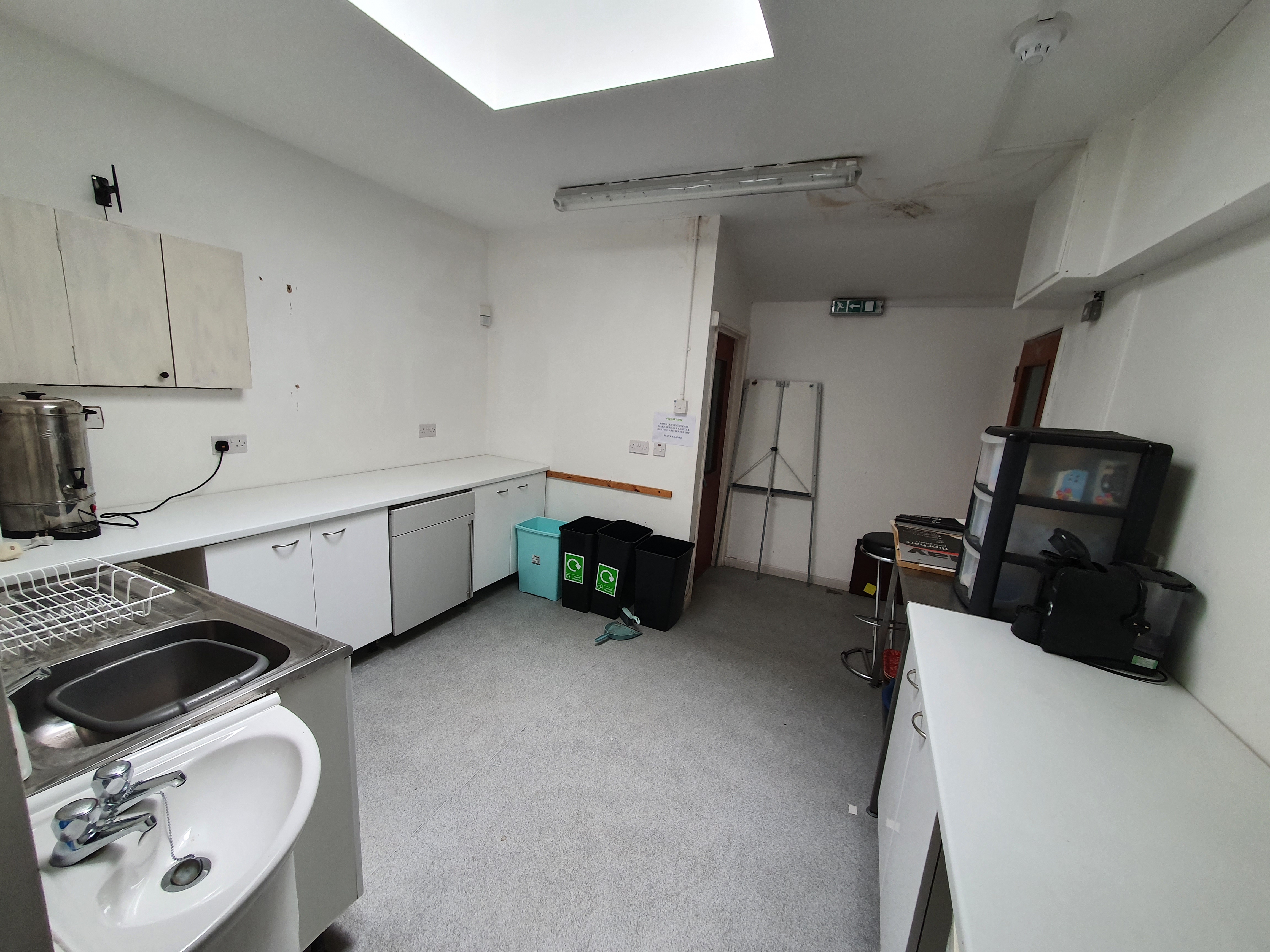 Woodford Suite kitchen at Wickham Community Centre, ideal for event catering and food prep.