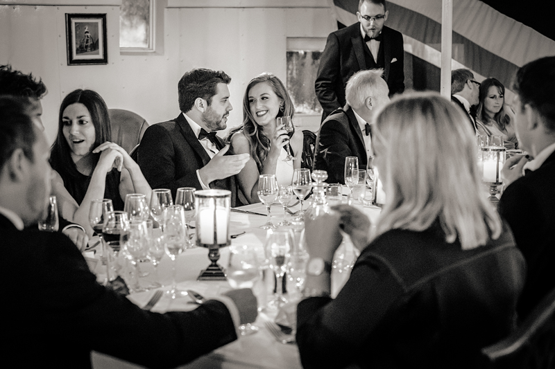 Elegant dinner setting at The Commissioner's House for networking events.