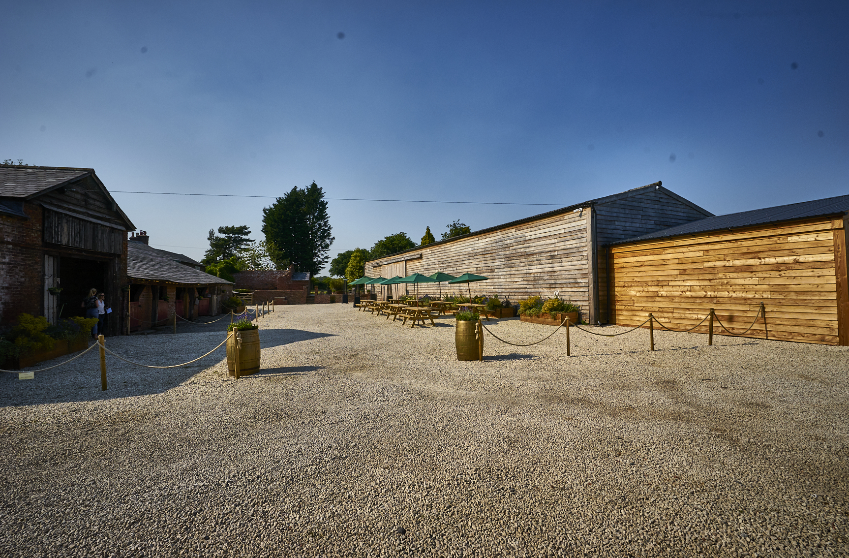 Stock Farm Barn outdoor venue with rustic charm for events and gatherings.