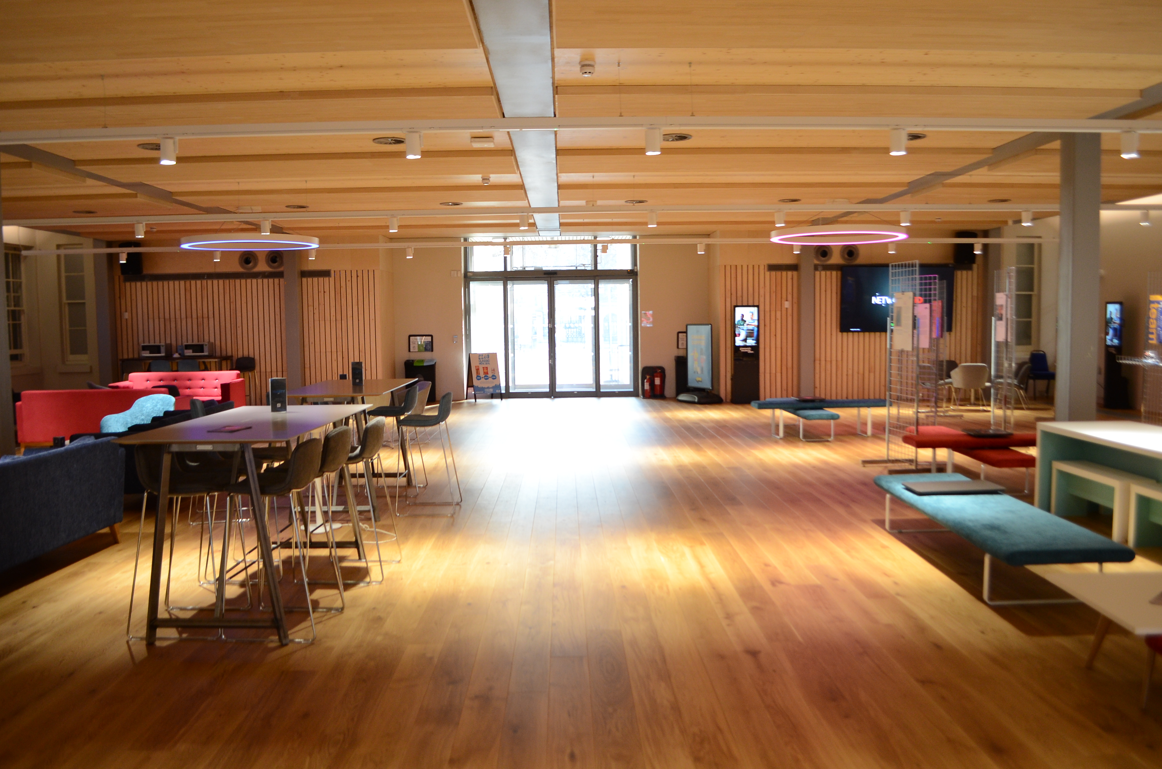 Modern event space with natural light, ideal for gatherings and meetings in Dreadnought.