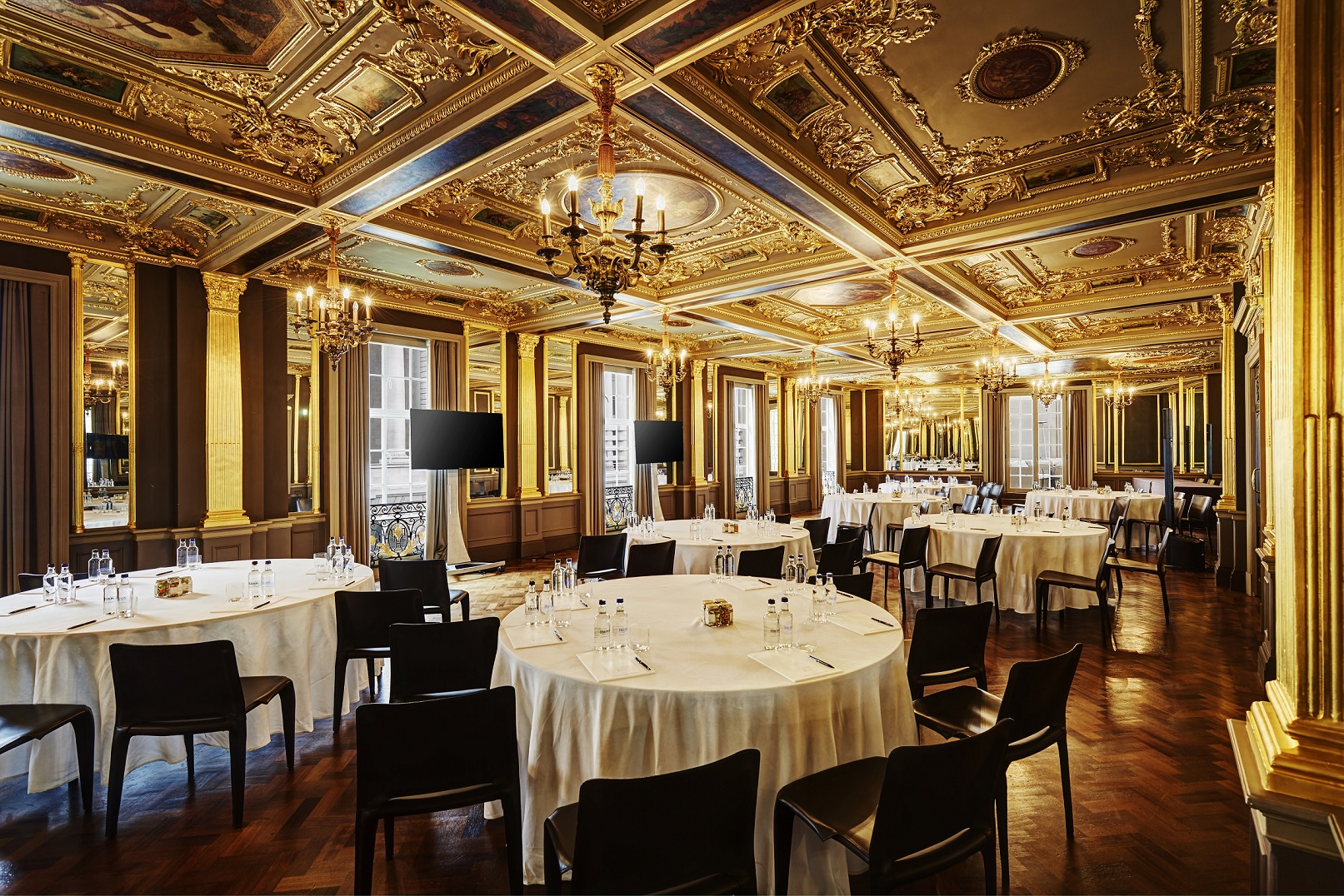 Pompadour Ballroom at Hotel Cafe Royal, elegant event space for banquets and corporate events.