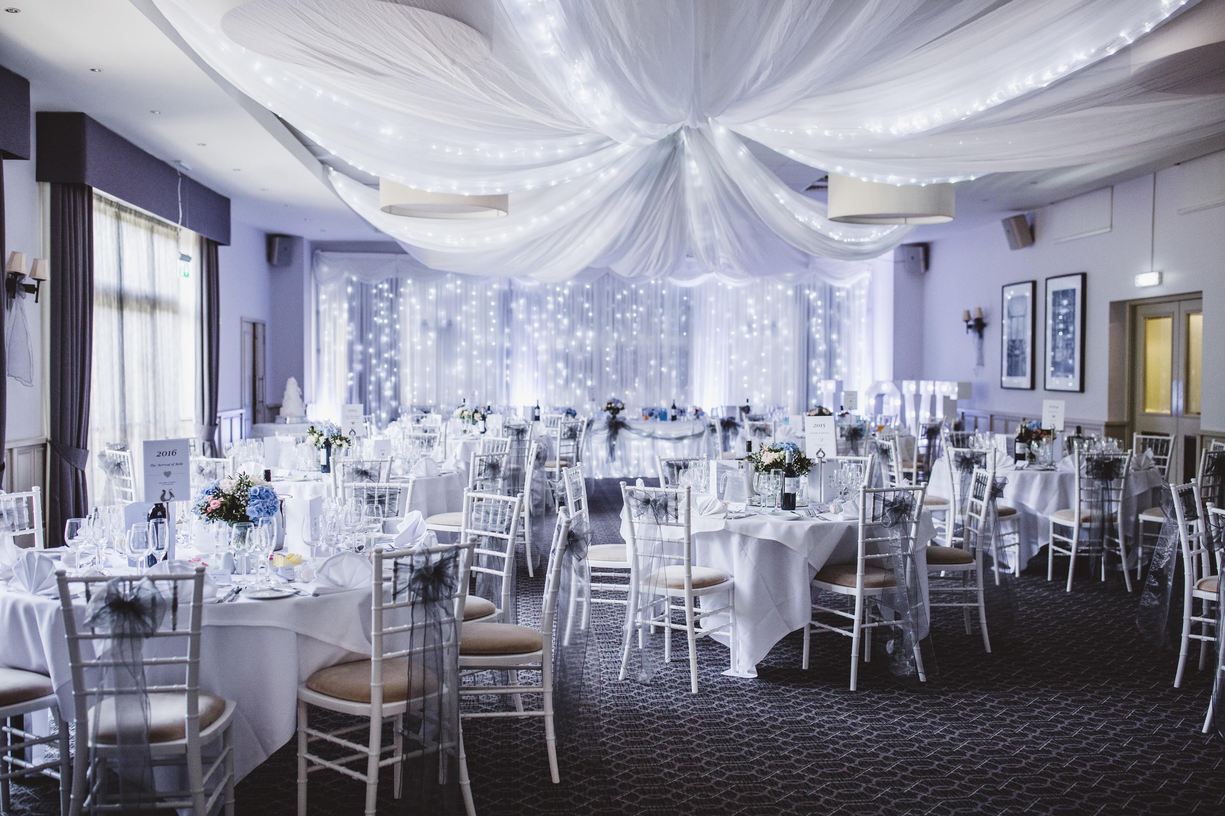 Elegant event space at The Arden, New Place Hotel, perfect for weddings and gatherings.