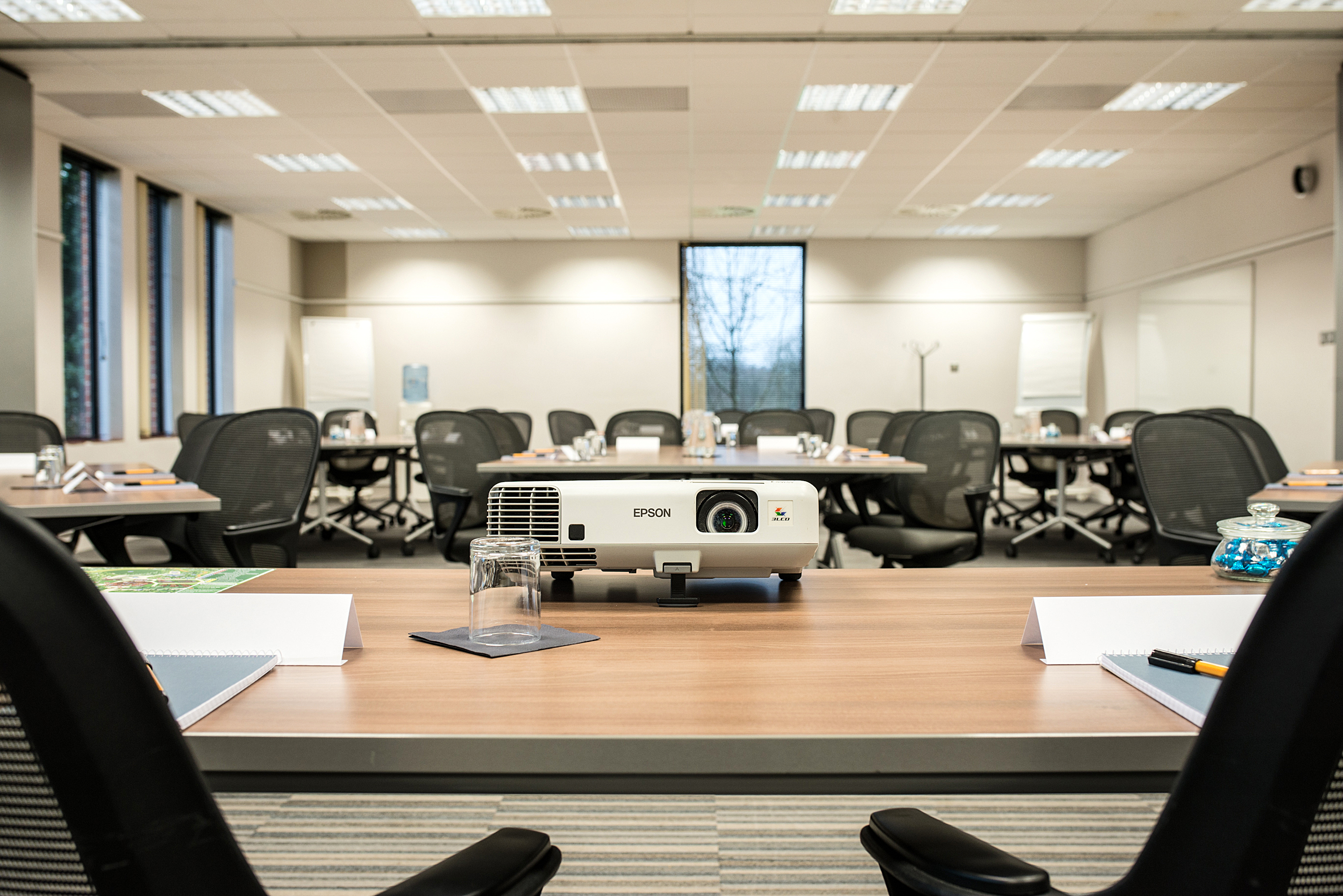 Meeting room at The Warwick in New Place Hotel, ideal for professional events and workshops.