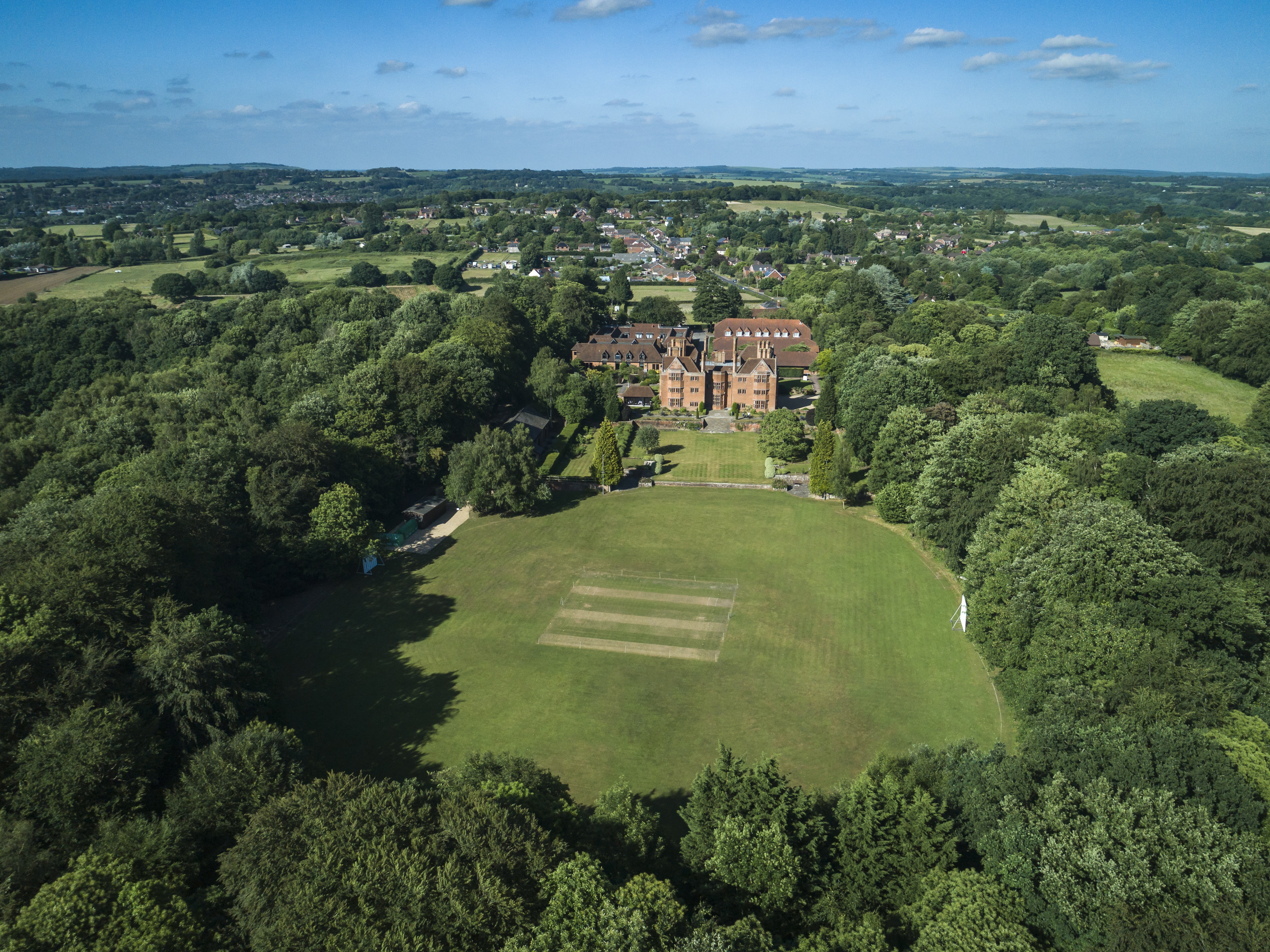 Cricket Pitch at New Place Hotel, Hampshire - ideal for outdoor events and team-building.