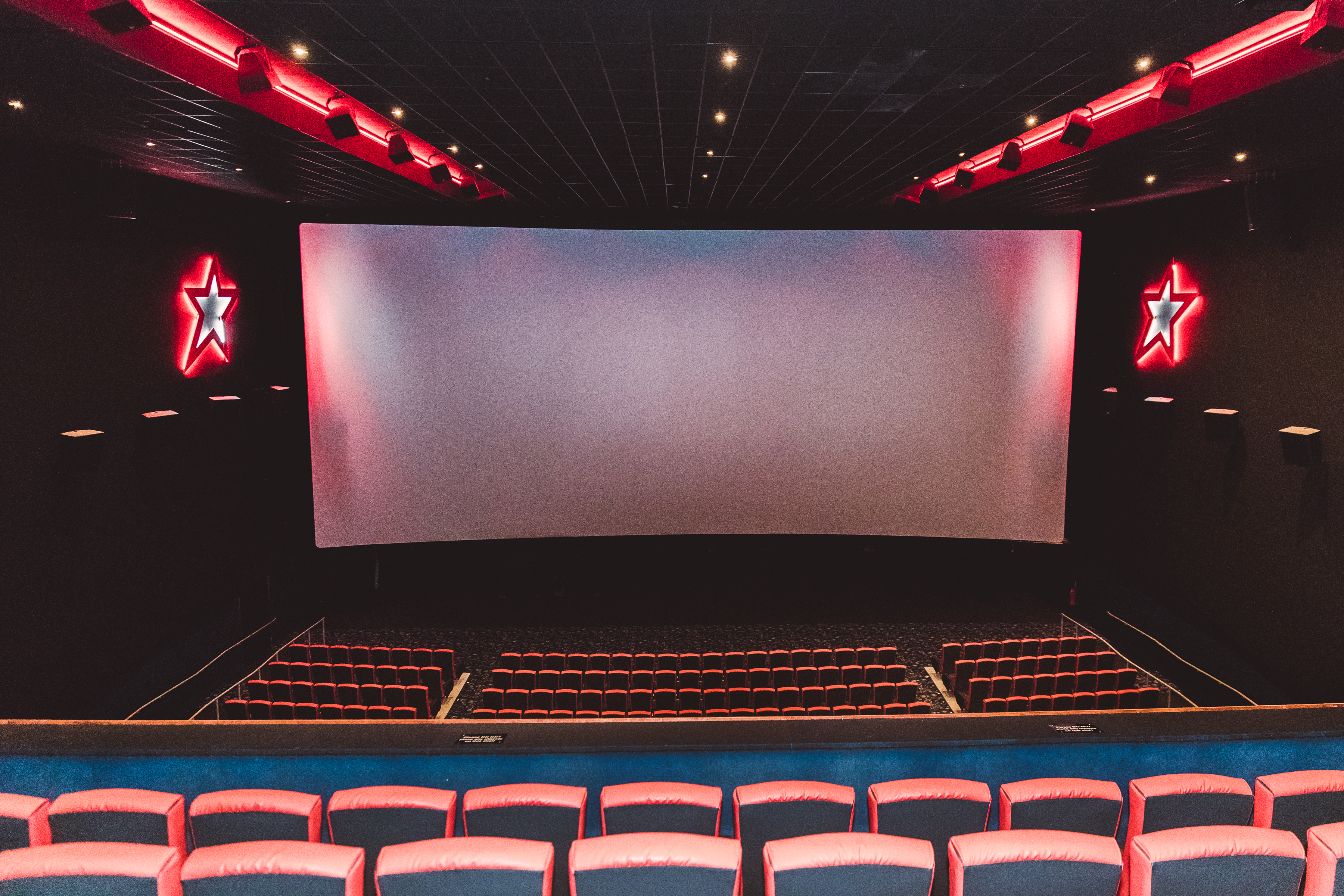 Superscreen auditorium at Cineworld Leicester Square, ideal for film screenings and presentations.