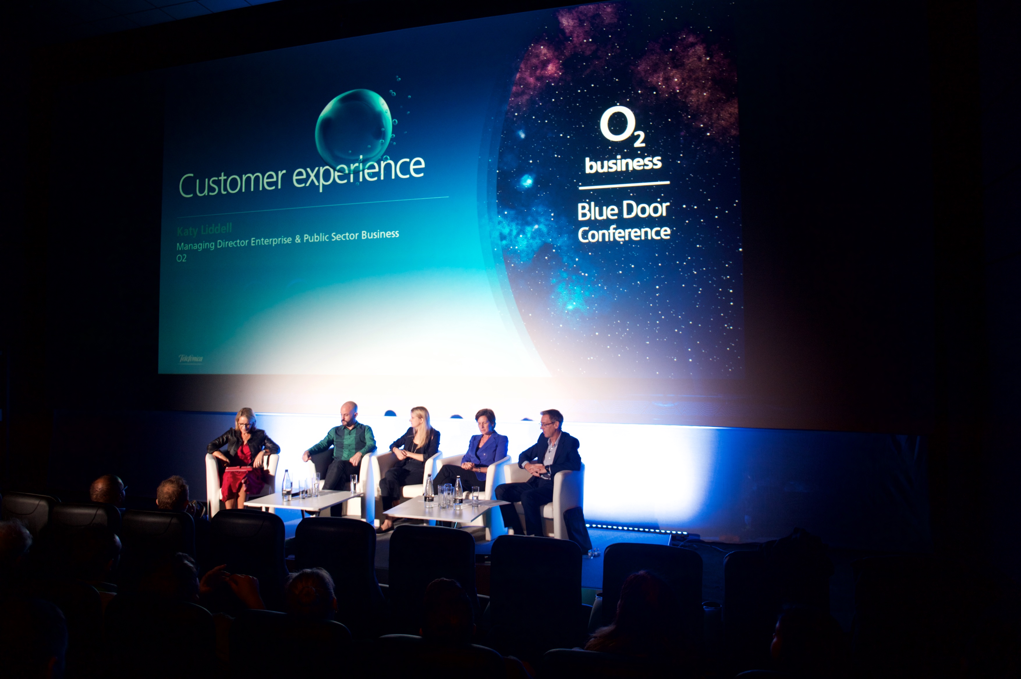 Panel discussion on customer experience at Cineworld O2 Greenwich conference.