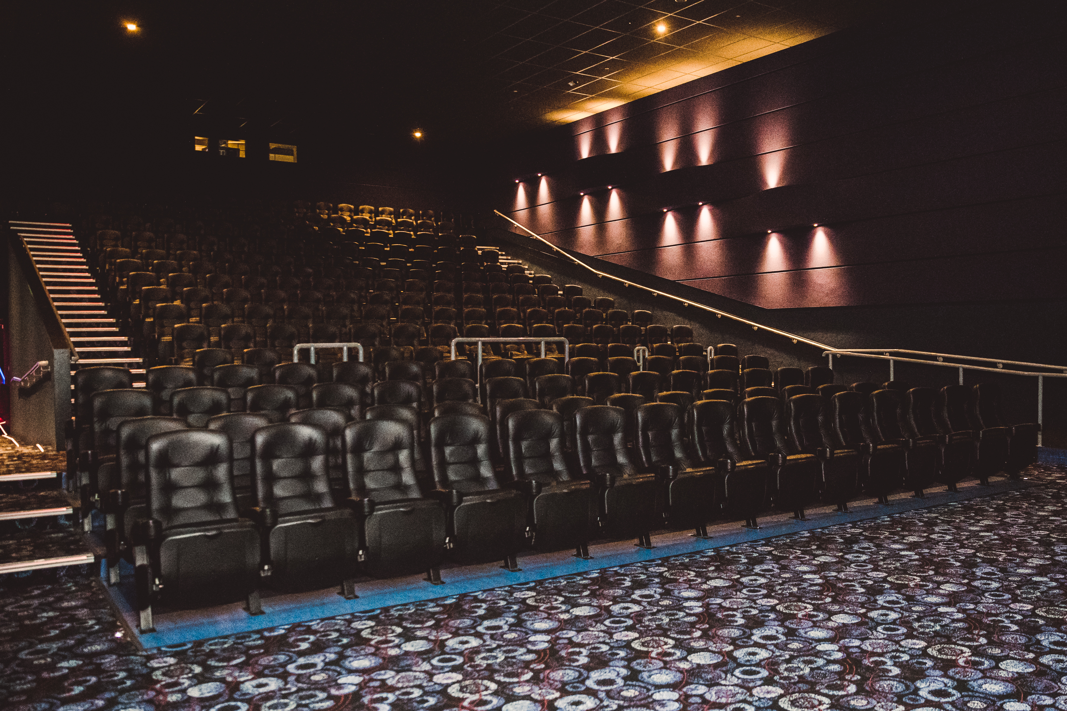 Medium screen auditorium at Cineworld O2 Greenwich, ideal for corporate events and screenings.