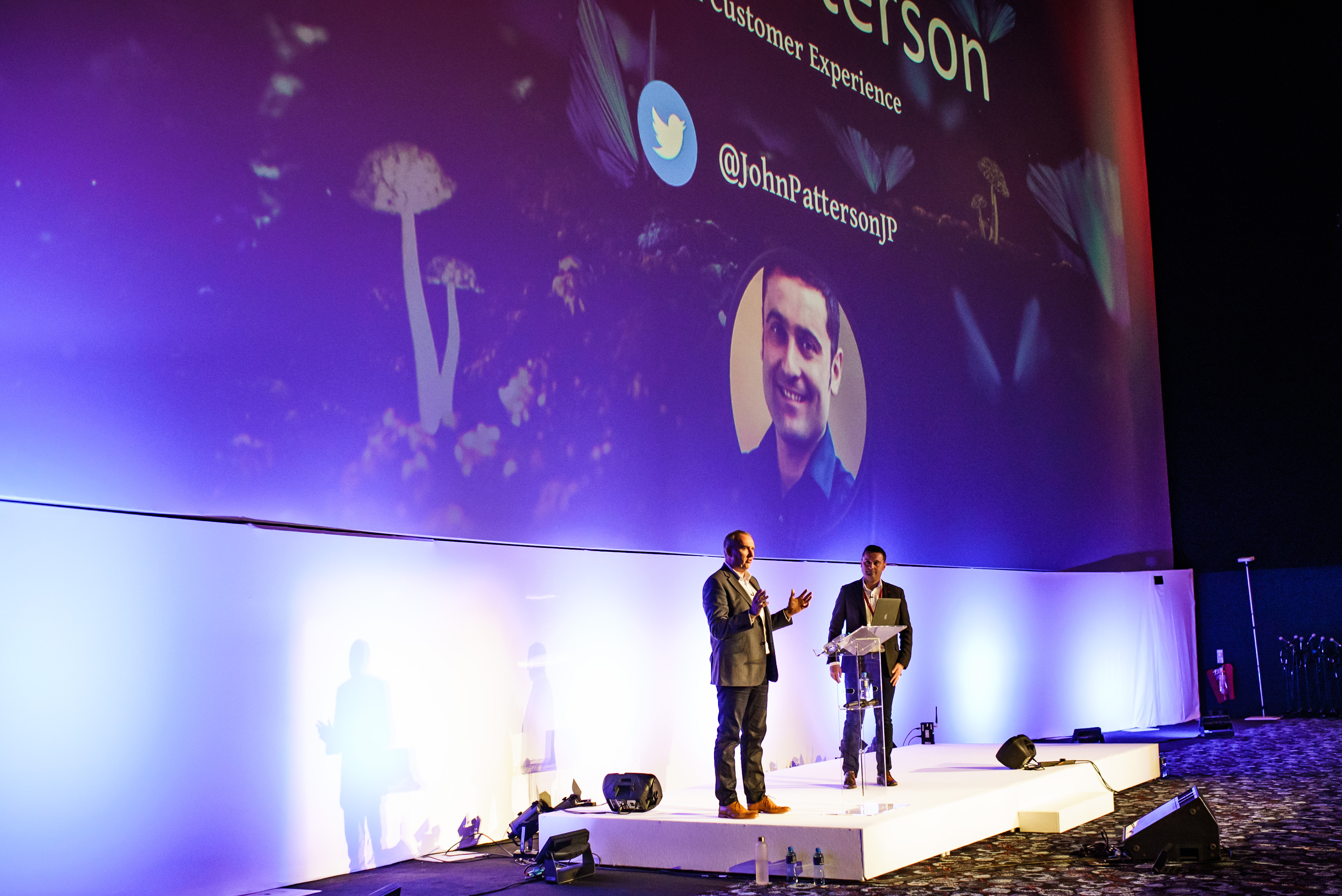 Superscreen stage setup at Cineworld O2 for an engaging conference event.