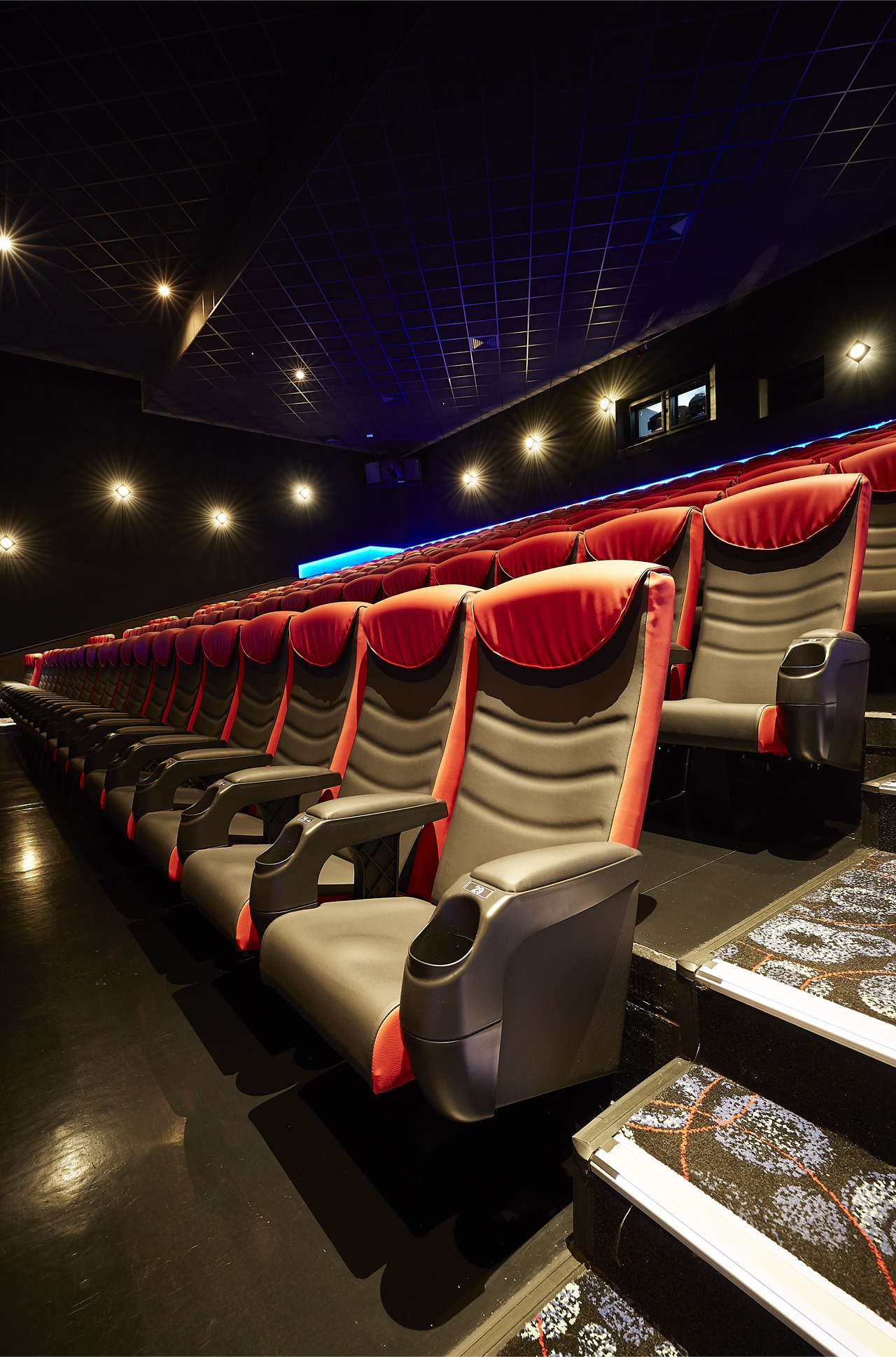 Cineworld Birmingham large screen theater with plush seating for film screenings and events.