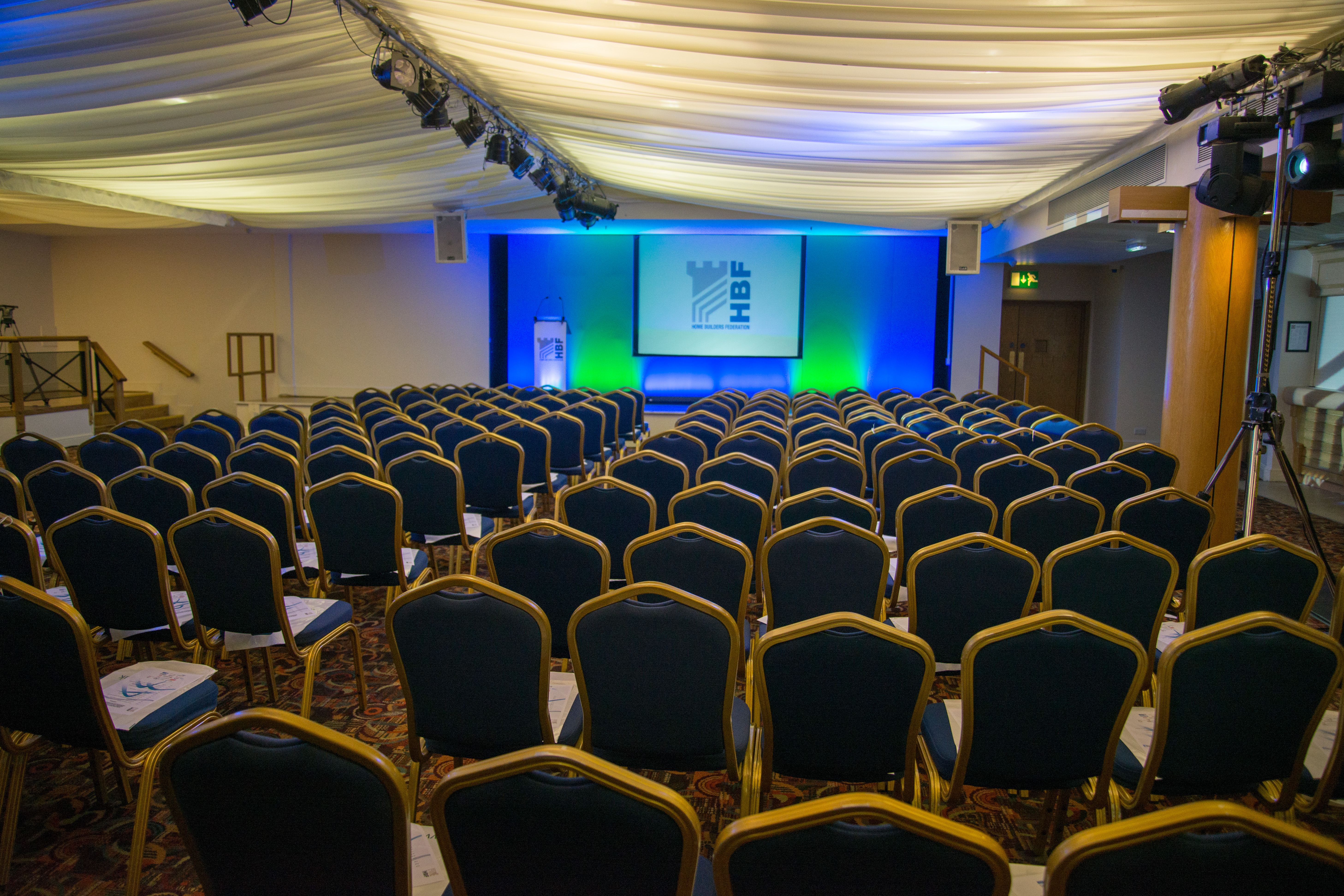 The Marquee at DW Stadium: elegant theater-style seating for conferences and seminars.