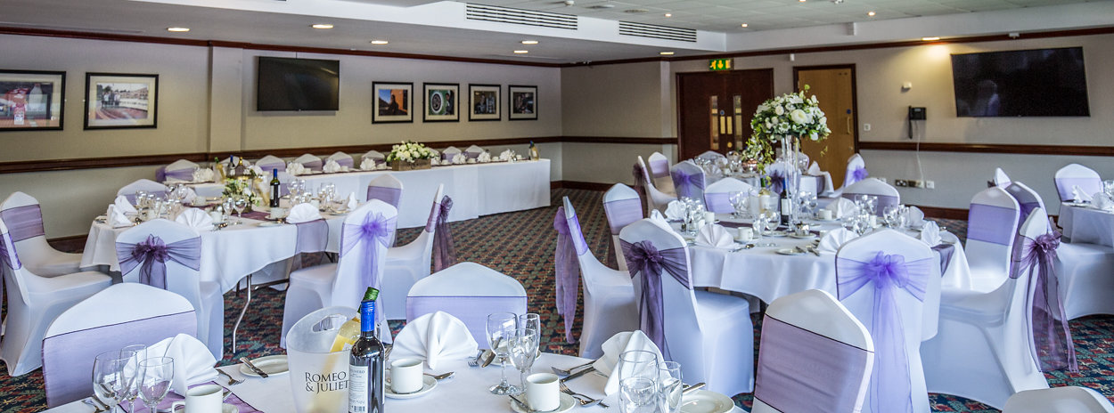 Elegant banquet room at Phoenix Lounge, ideal for weddings and corporate events.