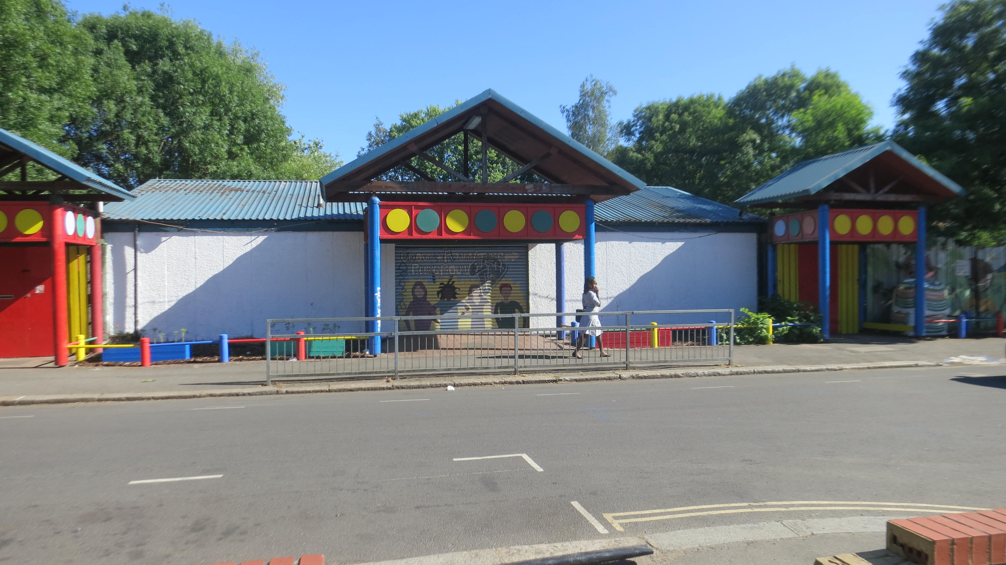 Grove Adventure Playground: colorful venue for family-friendly events and workshops.