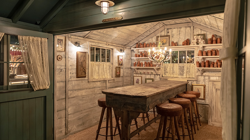 Rustic meeting space at Flight Club Victoria, ideal for intimate gatherings and workshops.