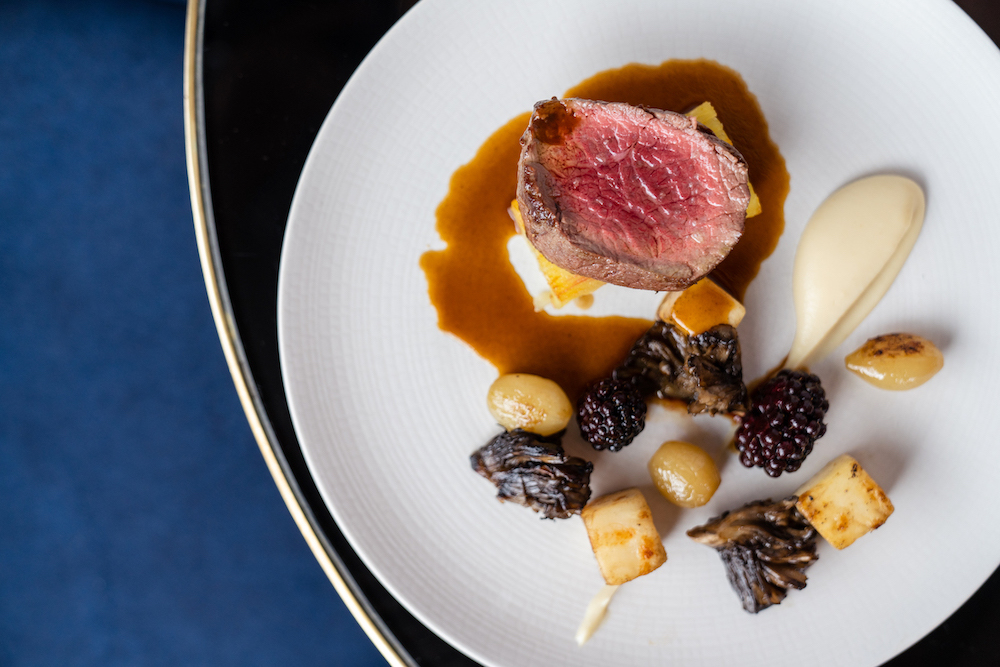 Gourmet beef dish at St Pancras Brasserie, perfect for events and meetings.