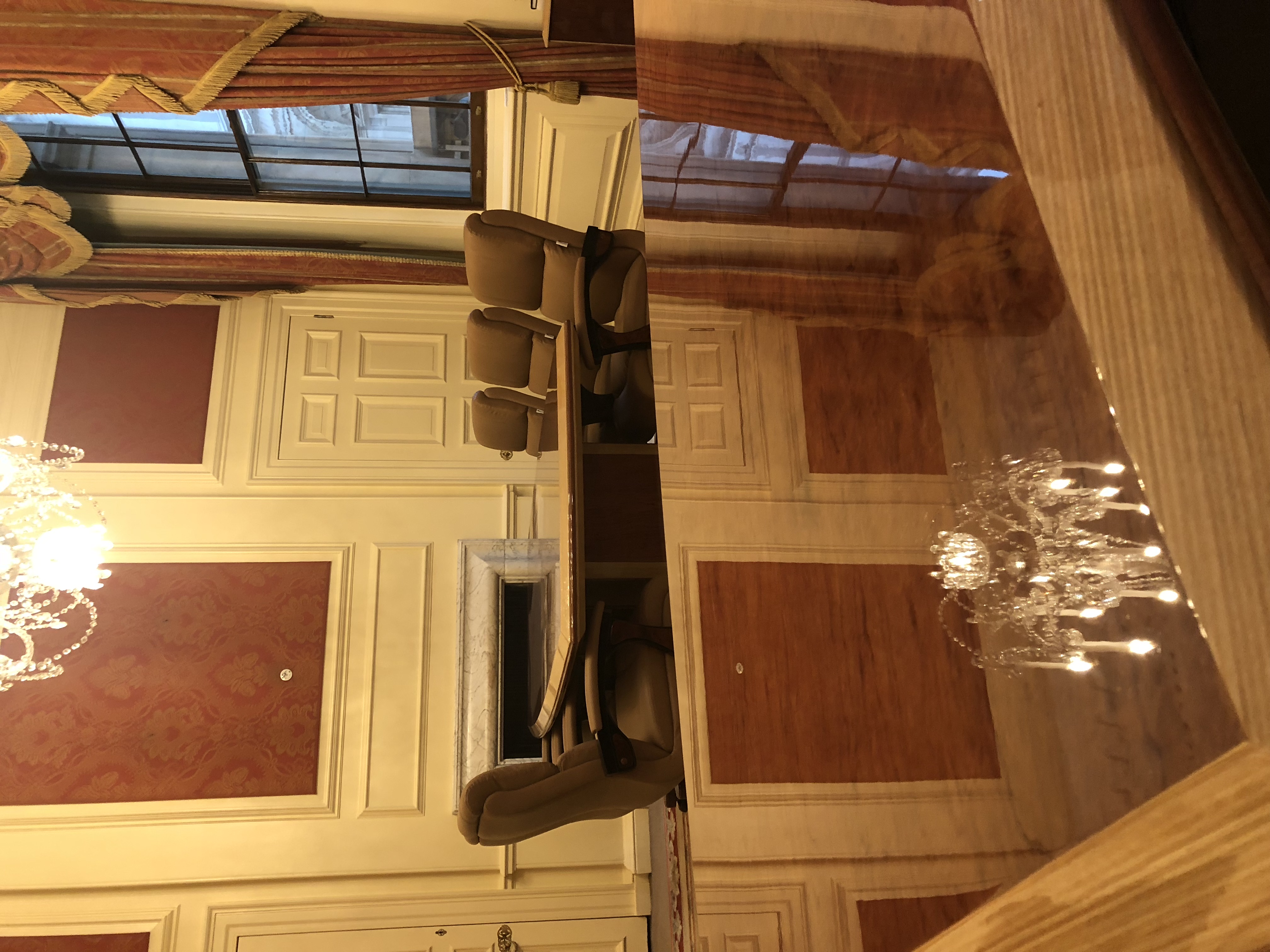 Gresham Room at The Royal Exchange: elegant meeting space with polished wooden table.