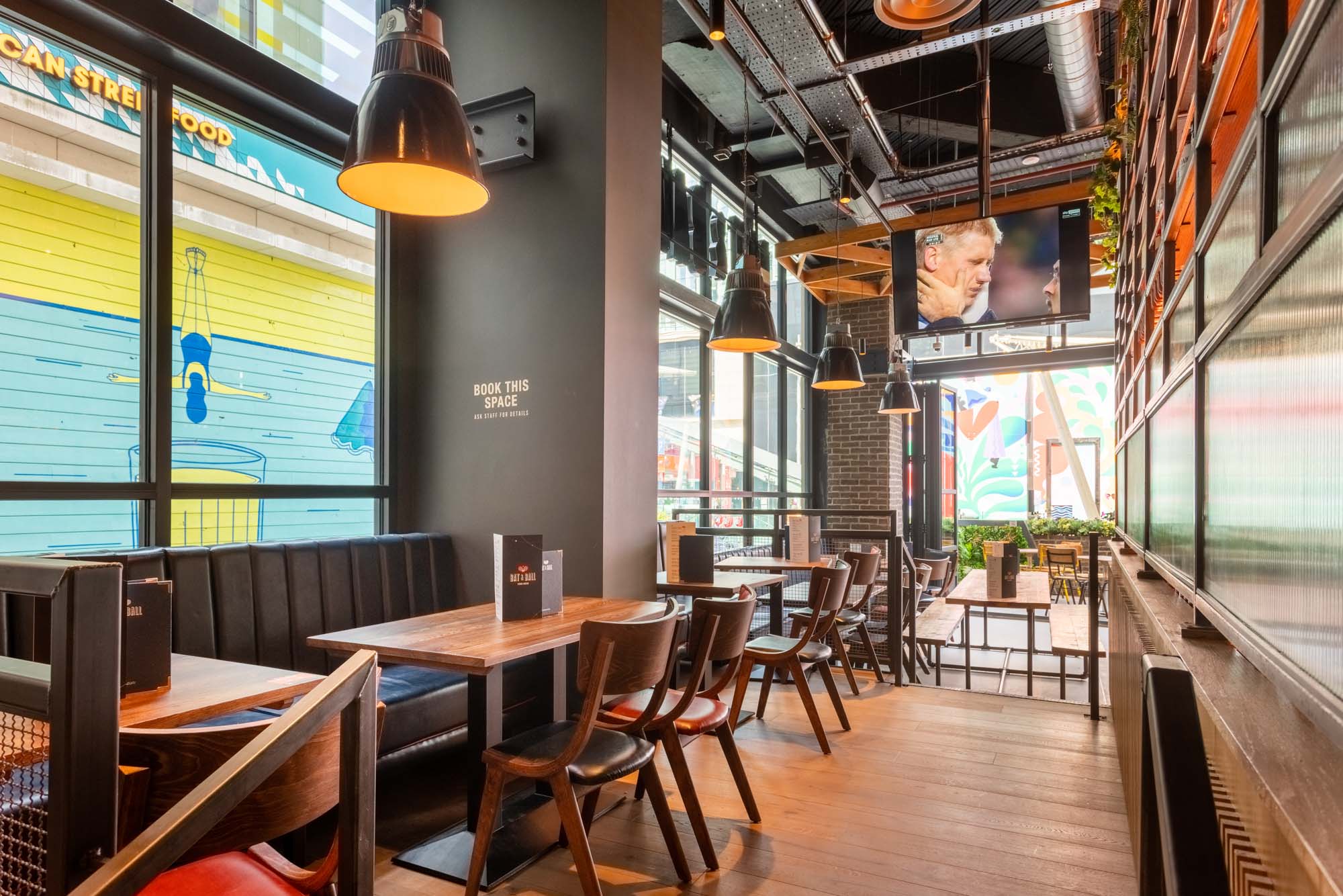 Modern venue with stylish decor for corporate parties and conferences in Bat & Ball.