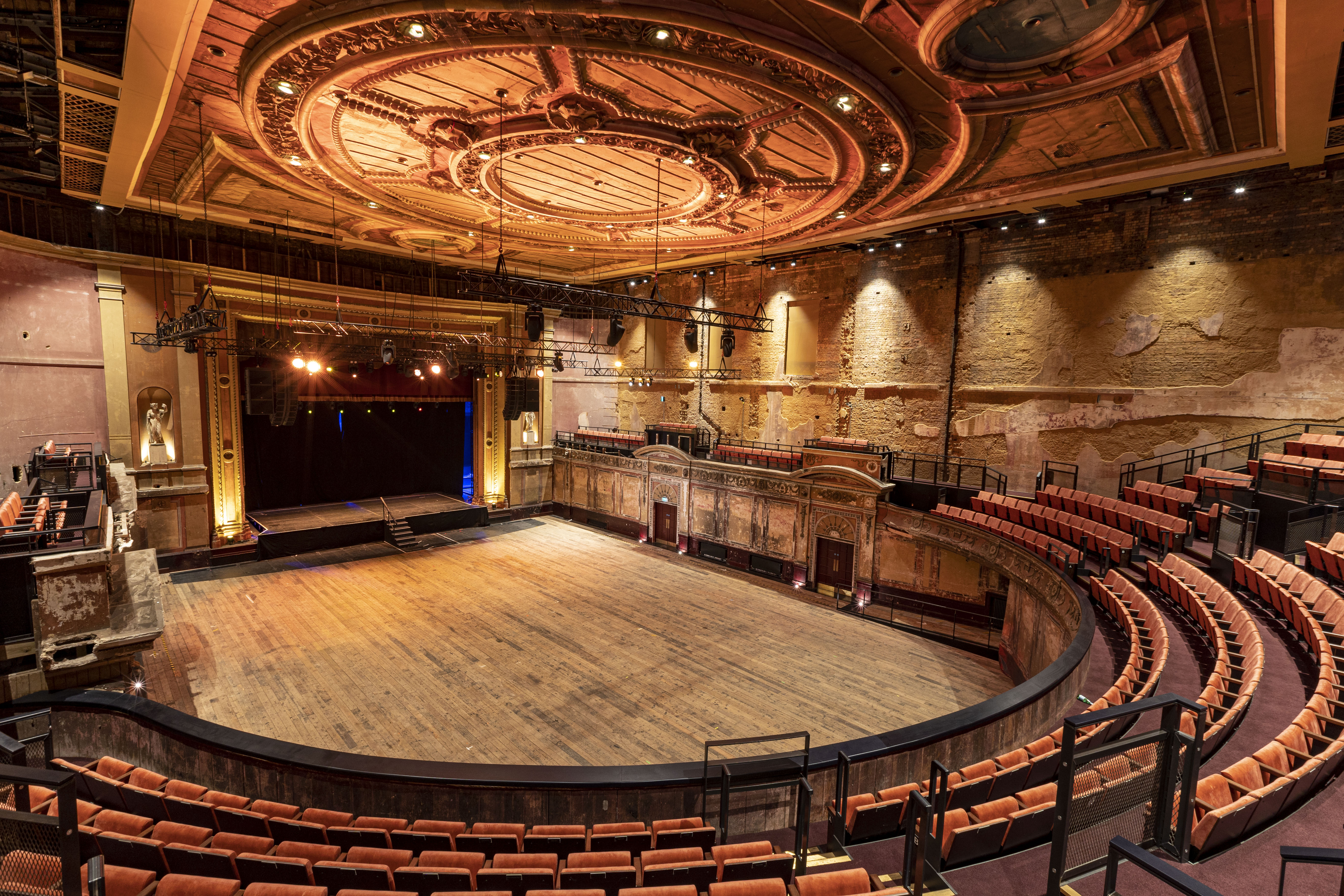 Victorian Theatre at Alexandra Palace, grand architecture for events and performances.