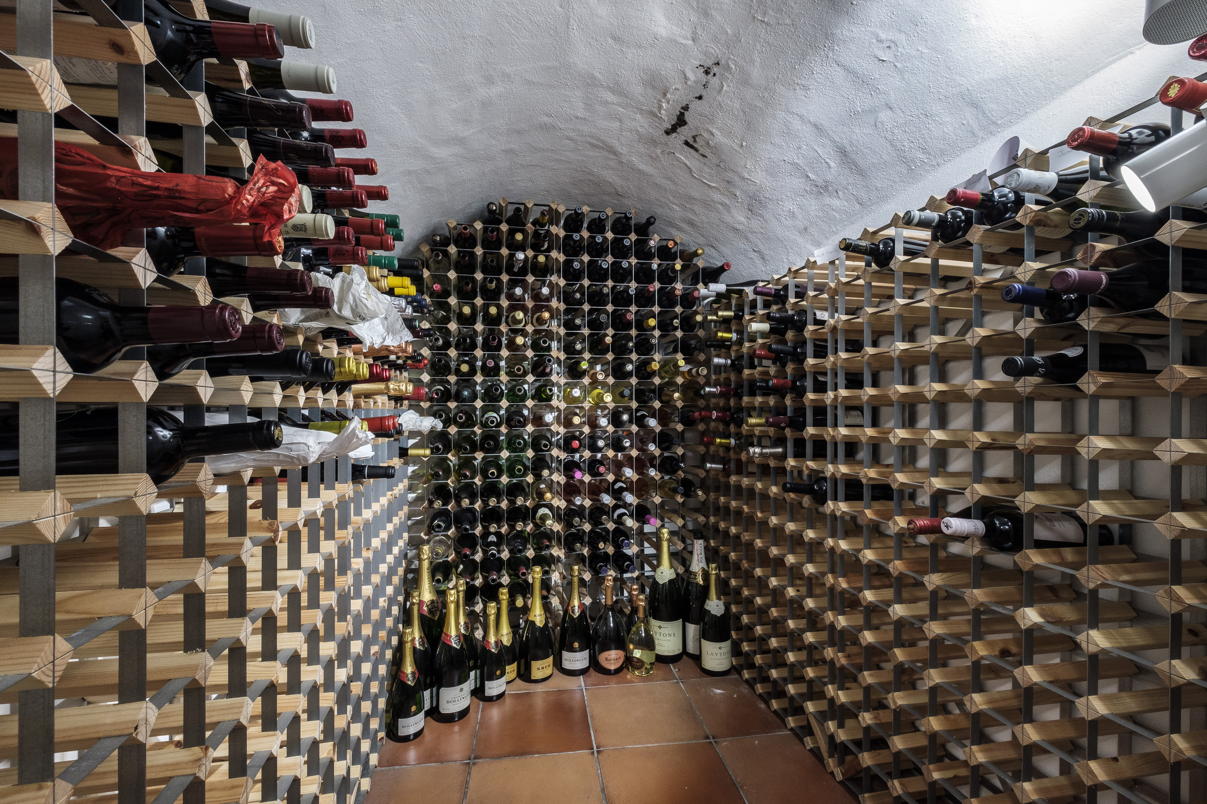 Elegant wine cellar in Jeroboams Walton, perfect for private tastings and upscale events.