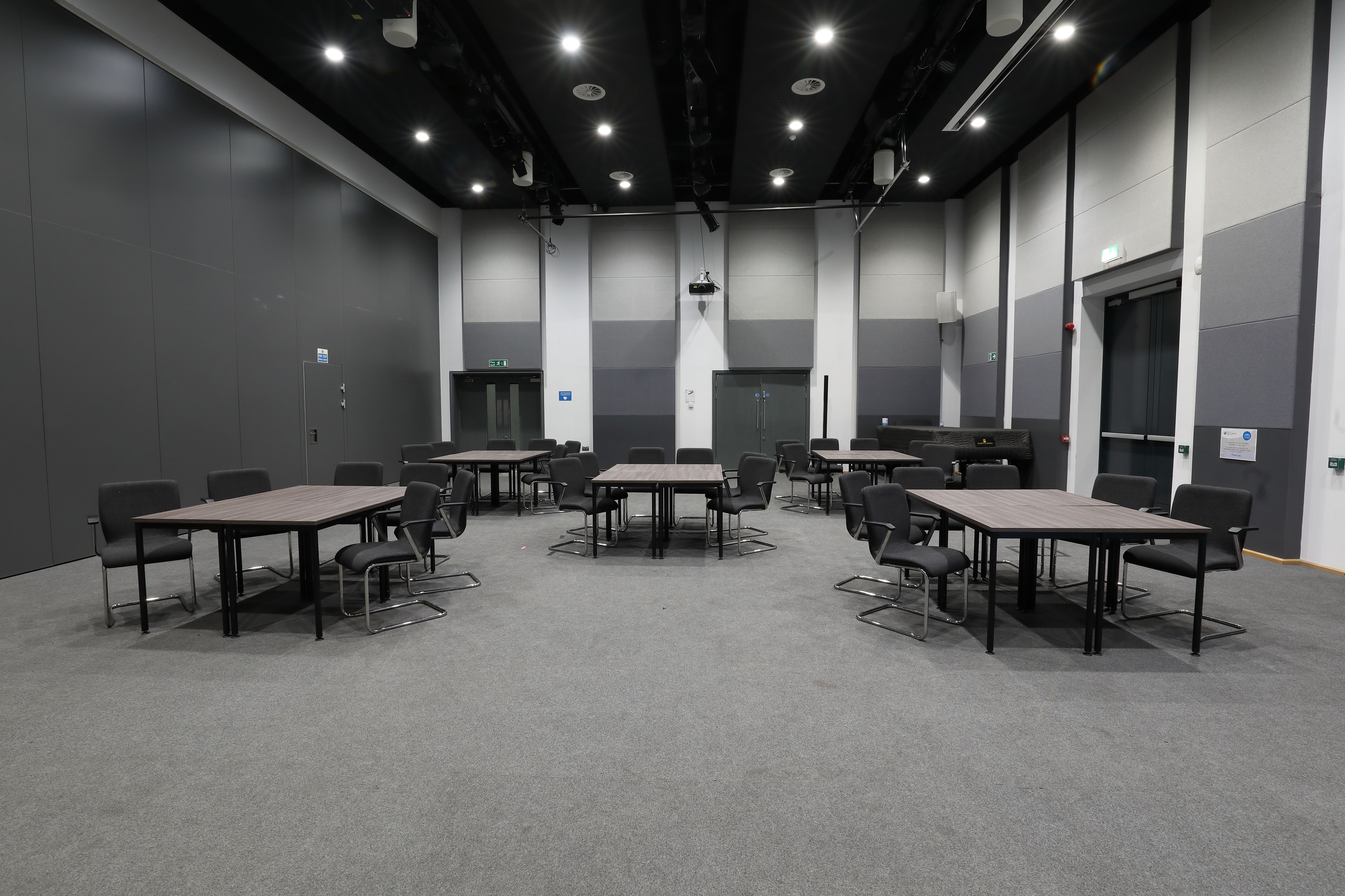 Weston Hall at University of West London, versatile event space for workshops and networking.