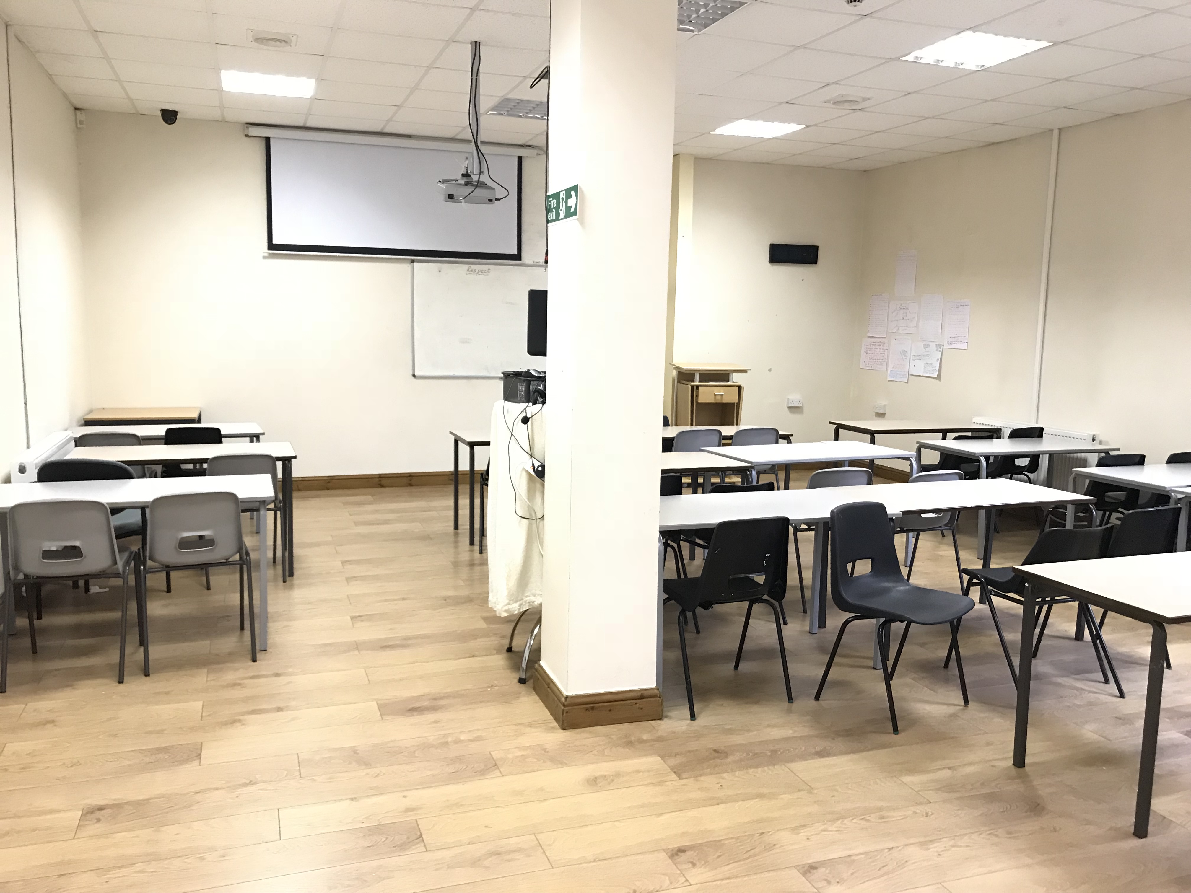 Versatile meeting space in Jilani Hall, ITC Centre for workshops and training sessions.