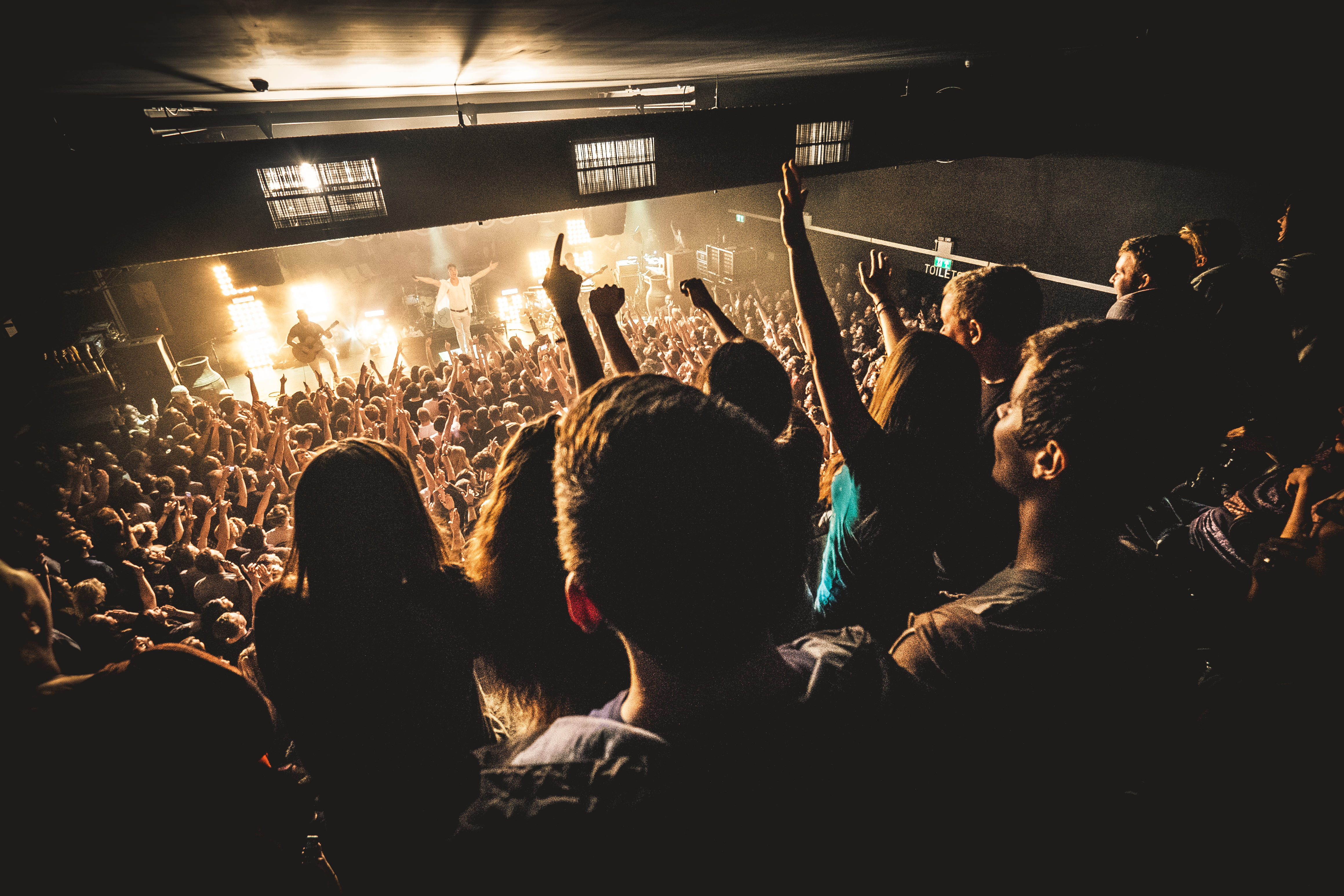 Vibrant crowd at live music event in MAIN ROOM, XOYO Birmingham.
