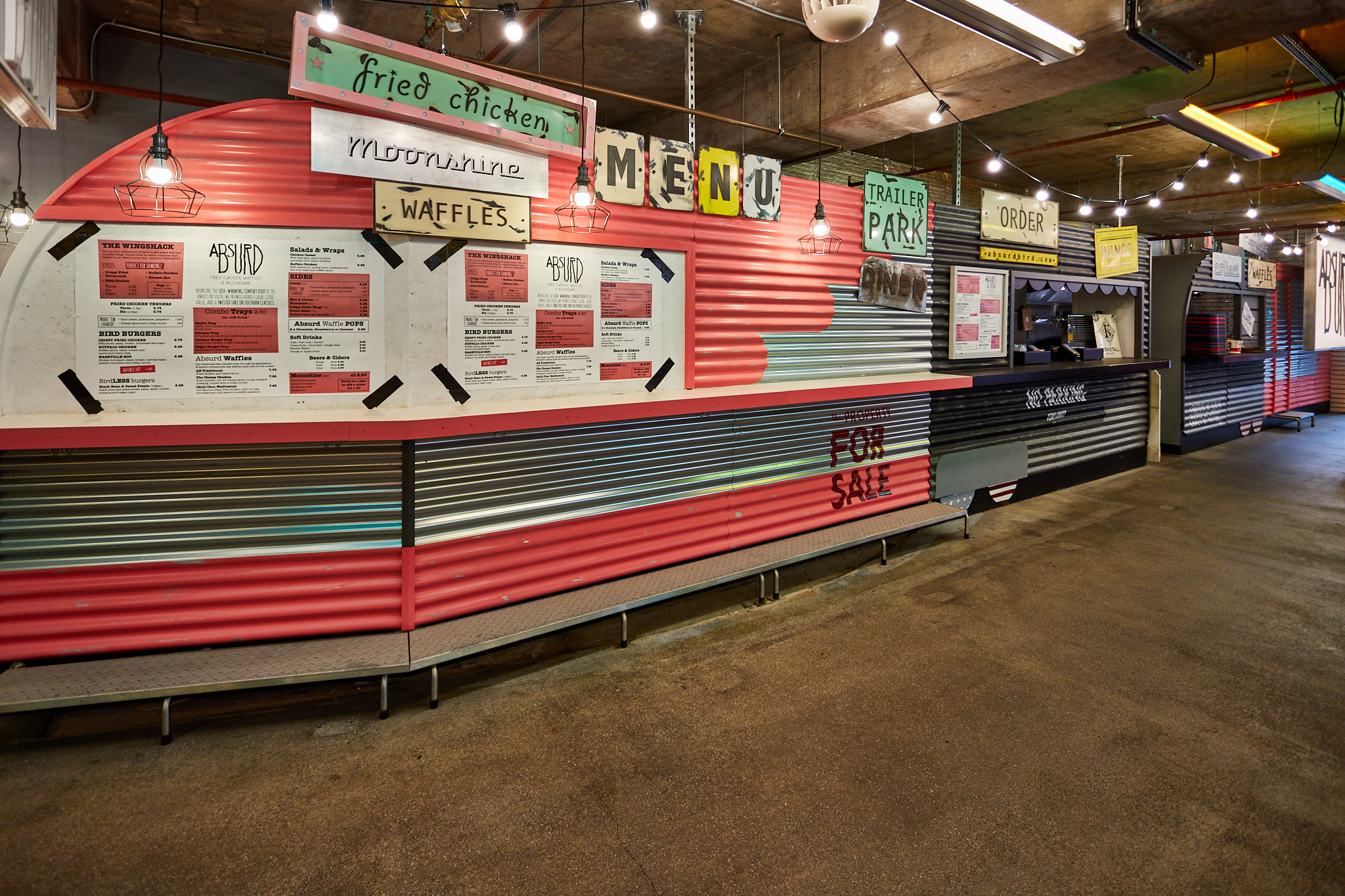 Vibrant food stall at Urban Park, ideal for casual networking and social gatherings.