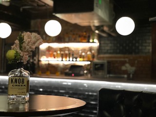Stylish bar setting in The Whiskey Jar Basement, ideal for cocktail receptions and networking.