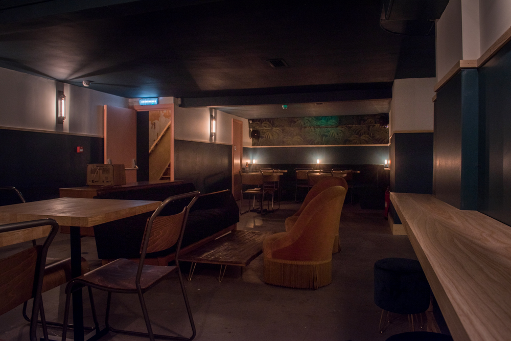 Stylish Fanny's Bar venue with cozy seating for networking events and gatherings.