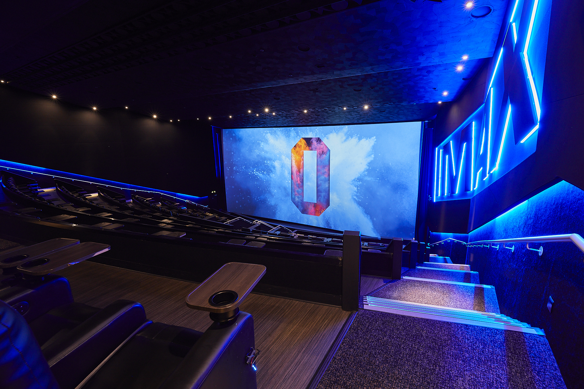 IMAX theater at ODEON Luxe Swiss Cottage, ideal for corporate events and product launches.