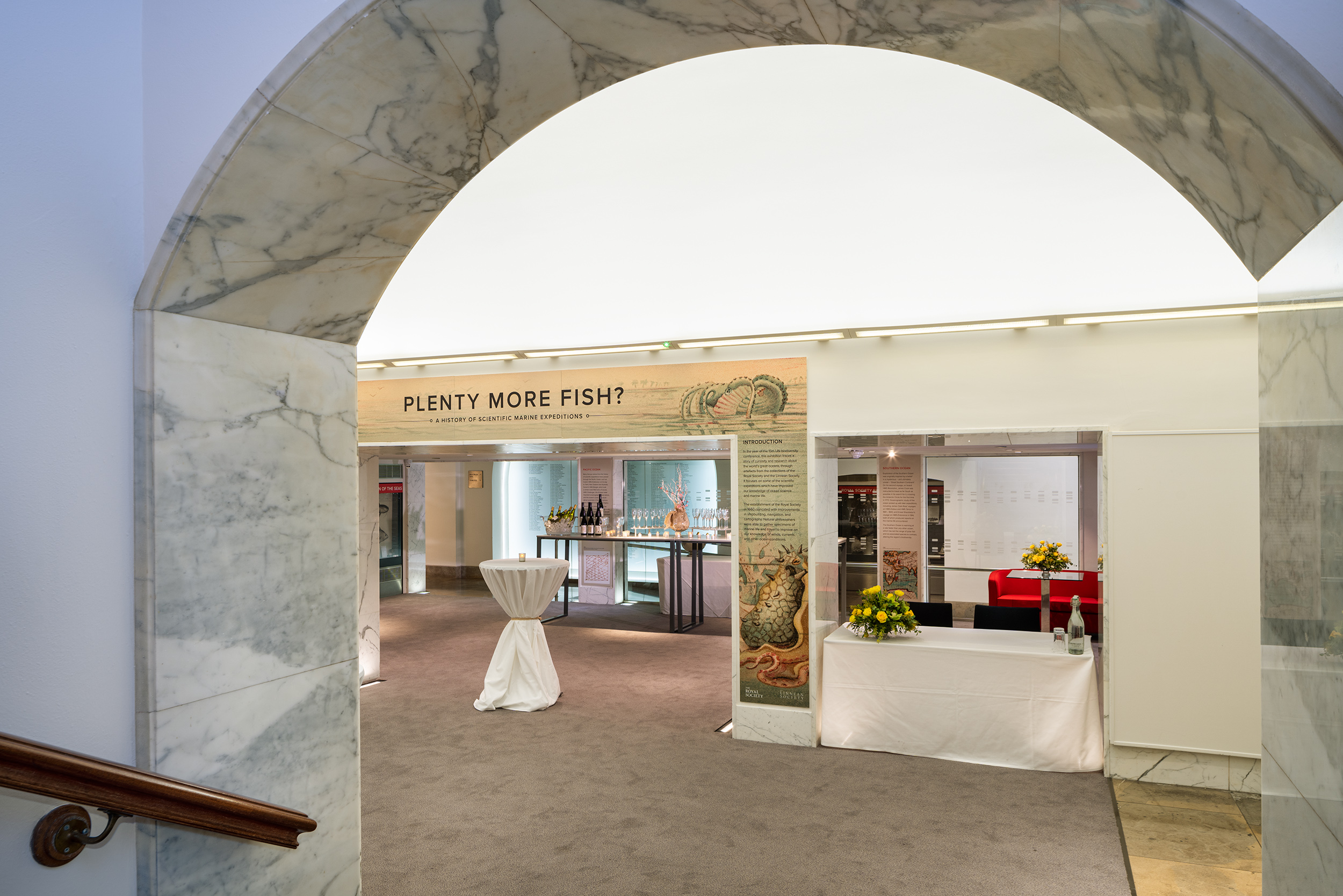 Elegant dining room at The Royal Society, perfect for meetings and receptions.