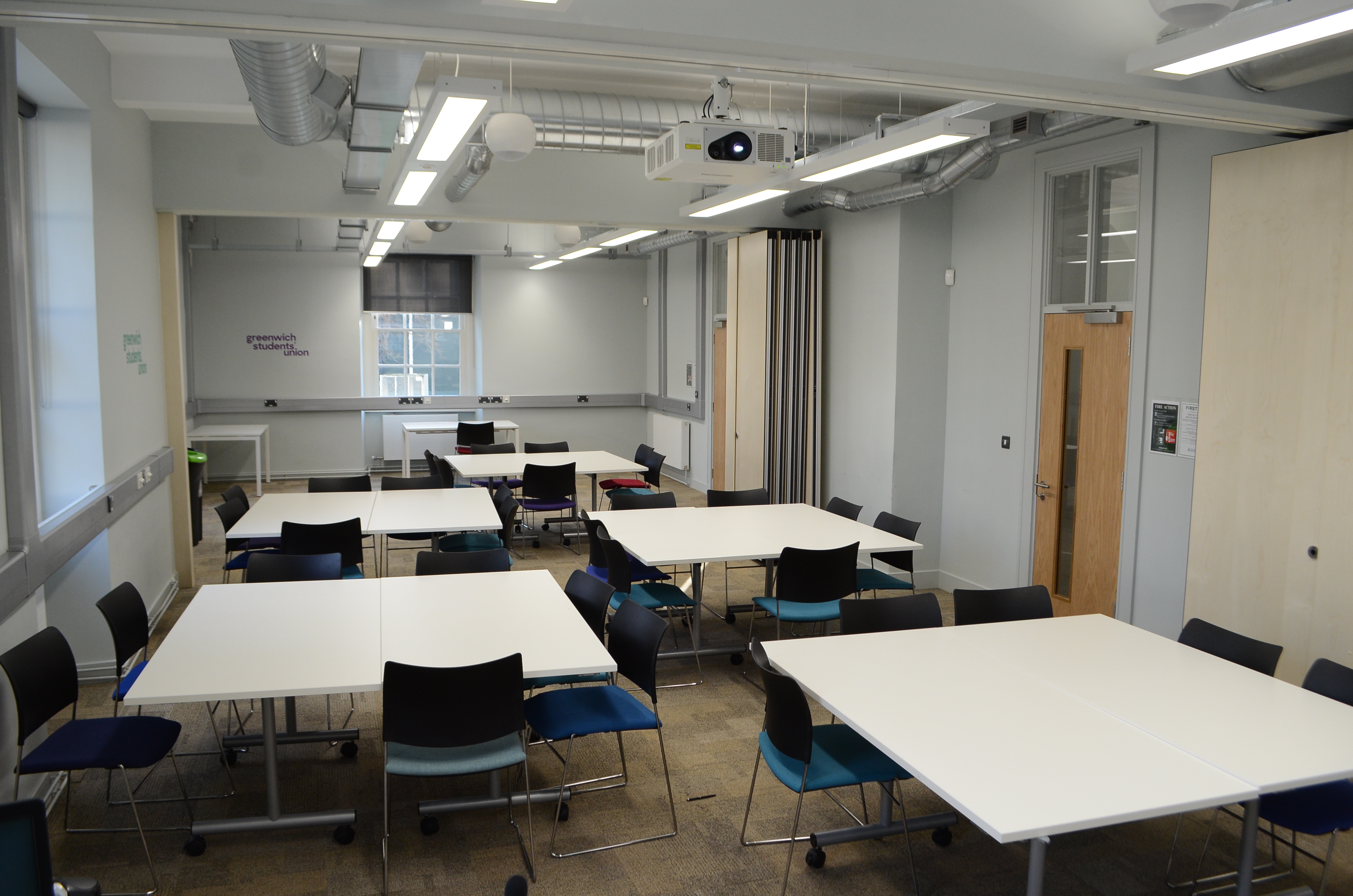 Board Room in Dreadnought with modular seating for workshops and presentations.