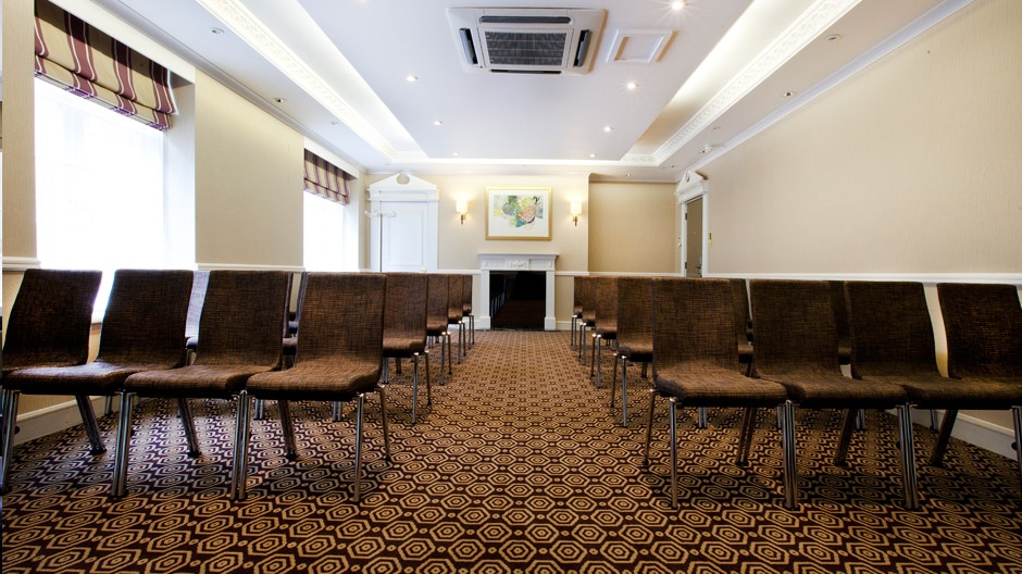 Marlborough Suite meeting room at St Ermin’s Hotel, ideal for workshops and presentations.