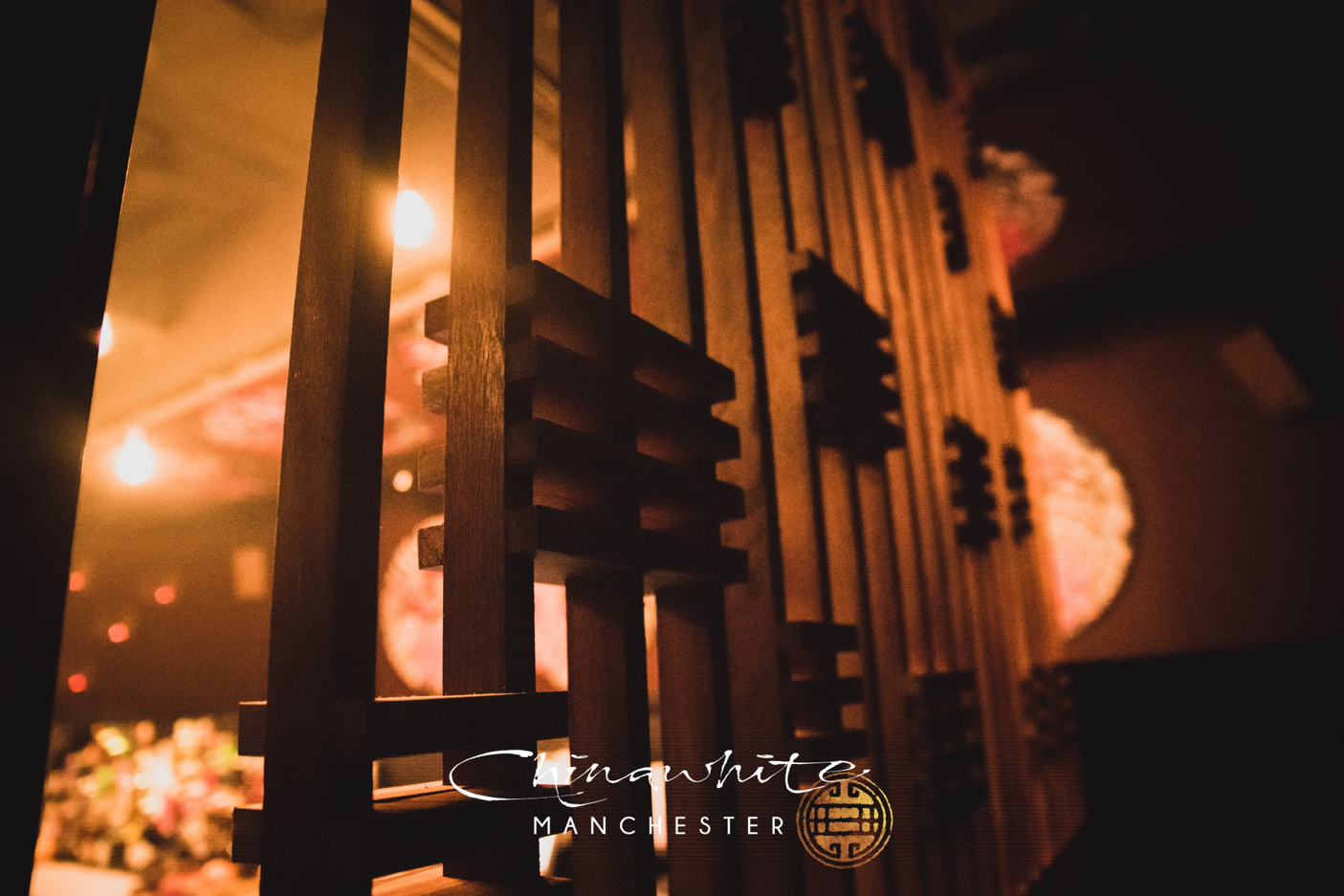 Stylish Chinawhite Manchester venue with wooden decor for networking events and gatherings.