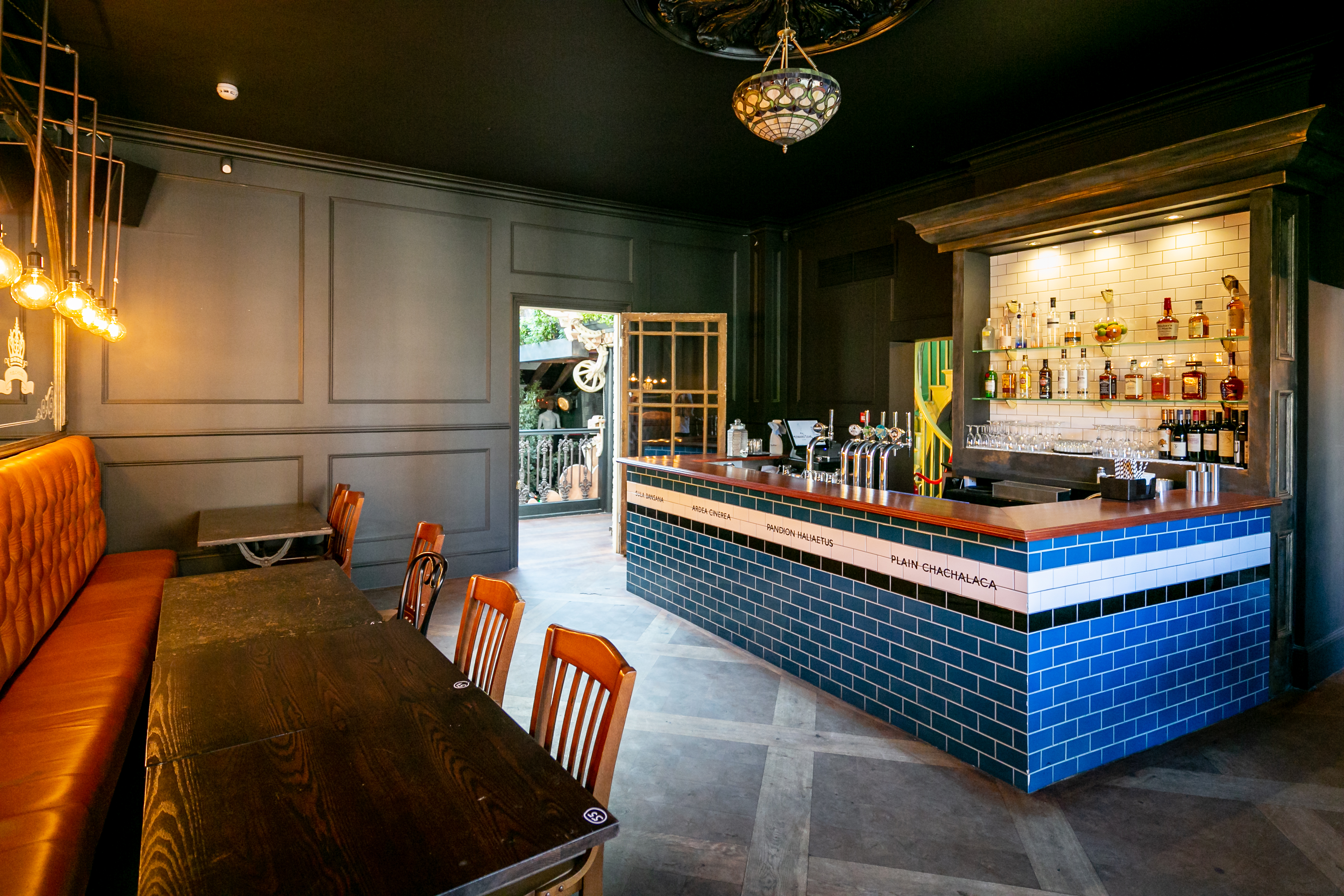 Stylish function room at Eddie's Bar, perfect for networking events and gatherings.