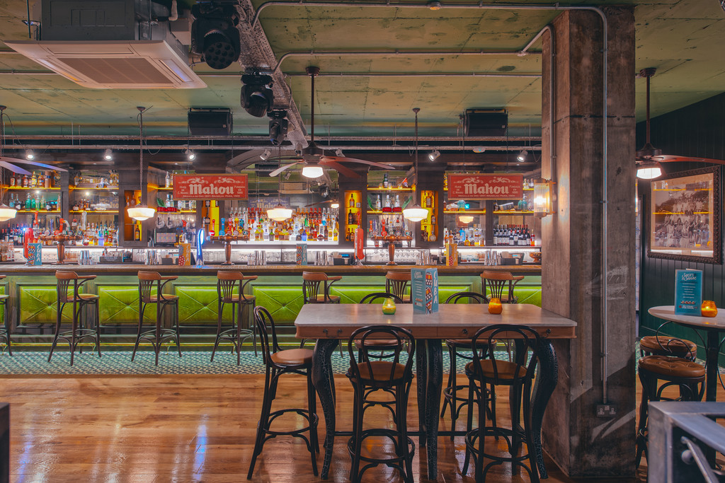 Vibrant Havana Bar in Newcastle, ideal for casual networking and social gatherings.