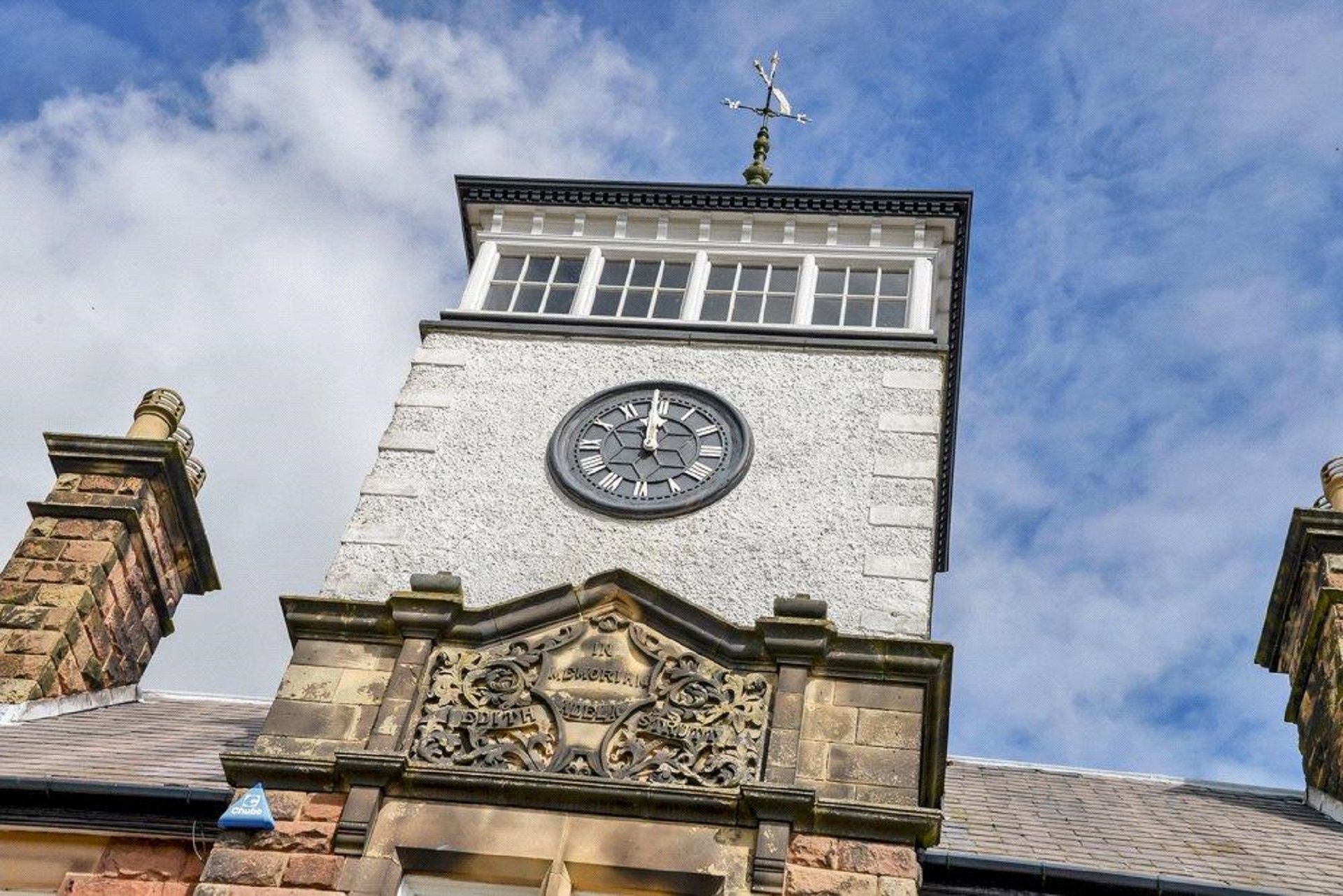 Historic clock tower at Whole Space, Peak Manor - ideal for outdoor events and gatherings.