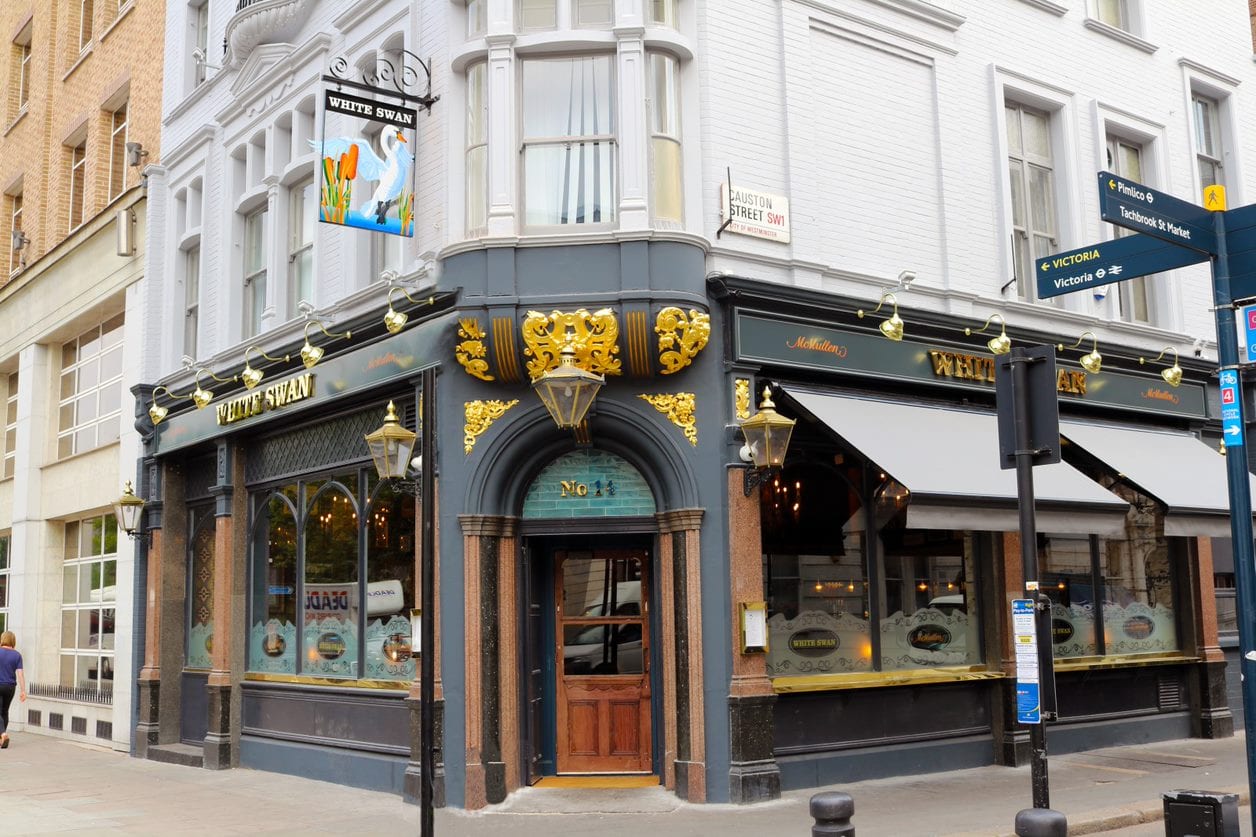 Millbank Corner venue in Pimlico, featuring historic architecture for social events.