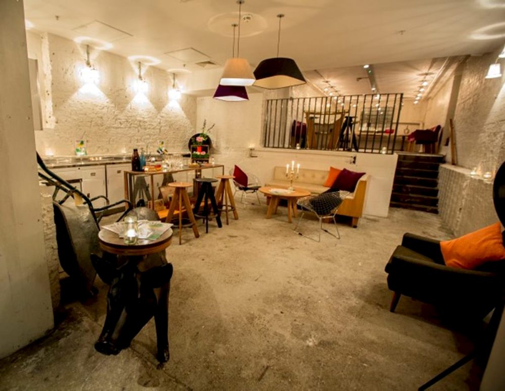 Private room at The Anthologist, cozy event space for networking and gatherings.