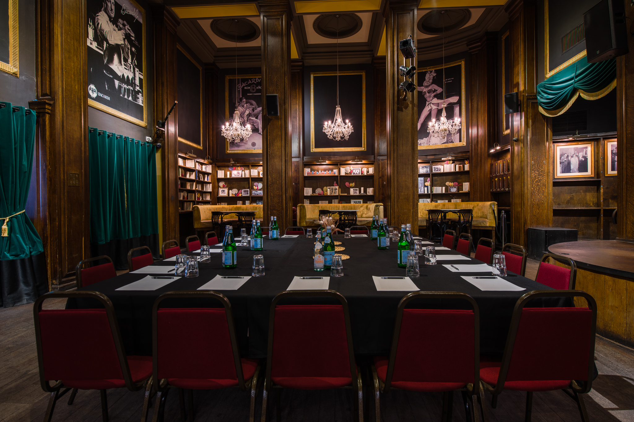 Havana Bar meeting space with elegant decor for workshops and corporate events.