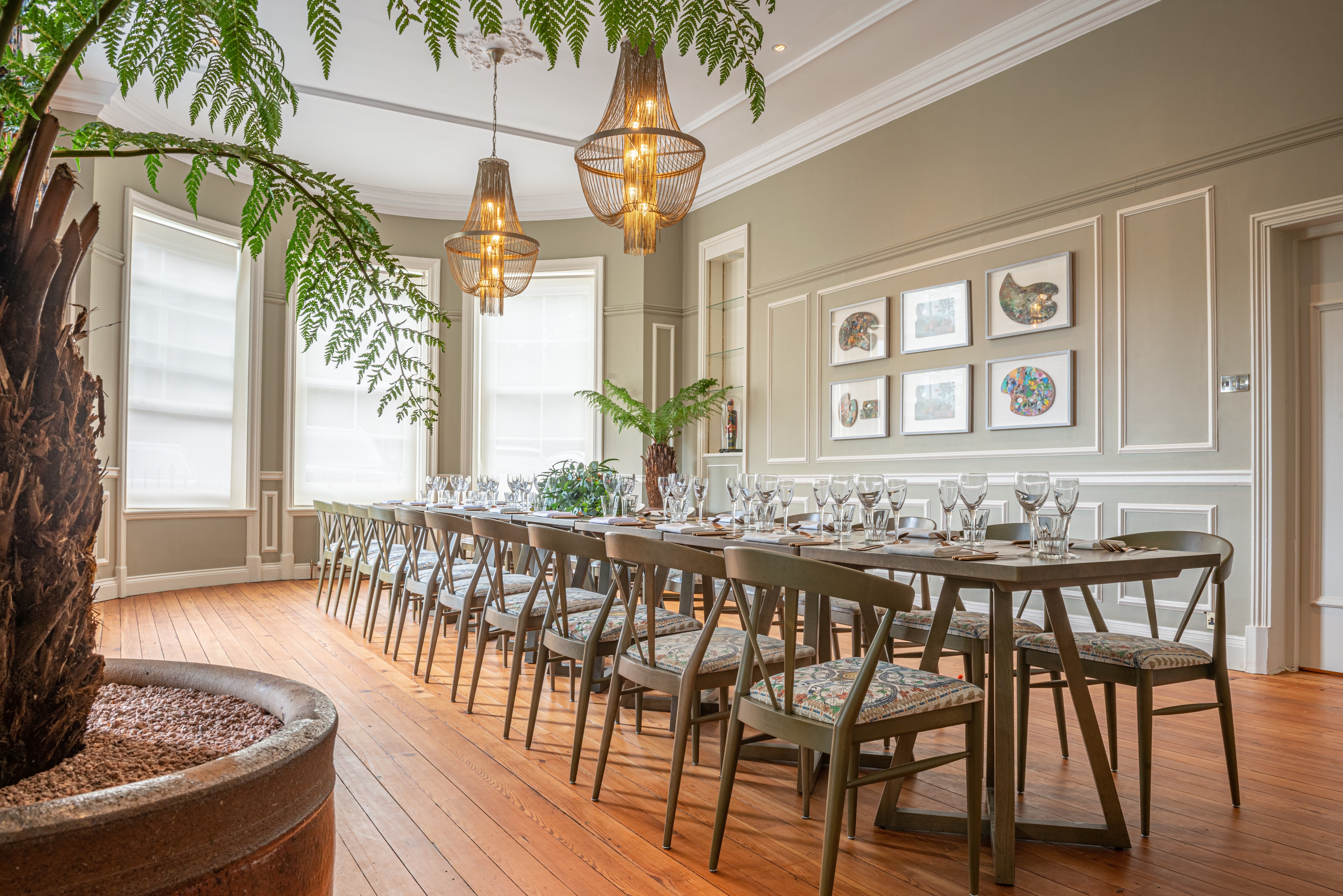 Elegant dining space in Richmond Harbour Hotel, ideal for corporate events and gatherings.
