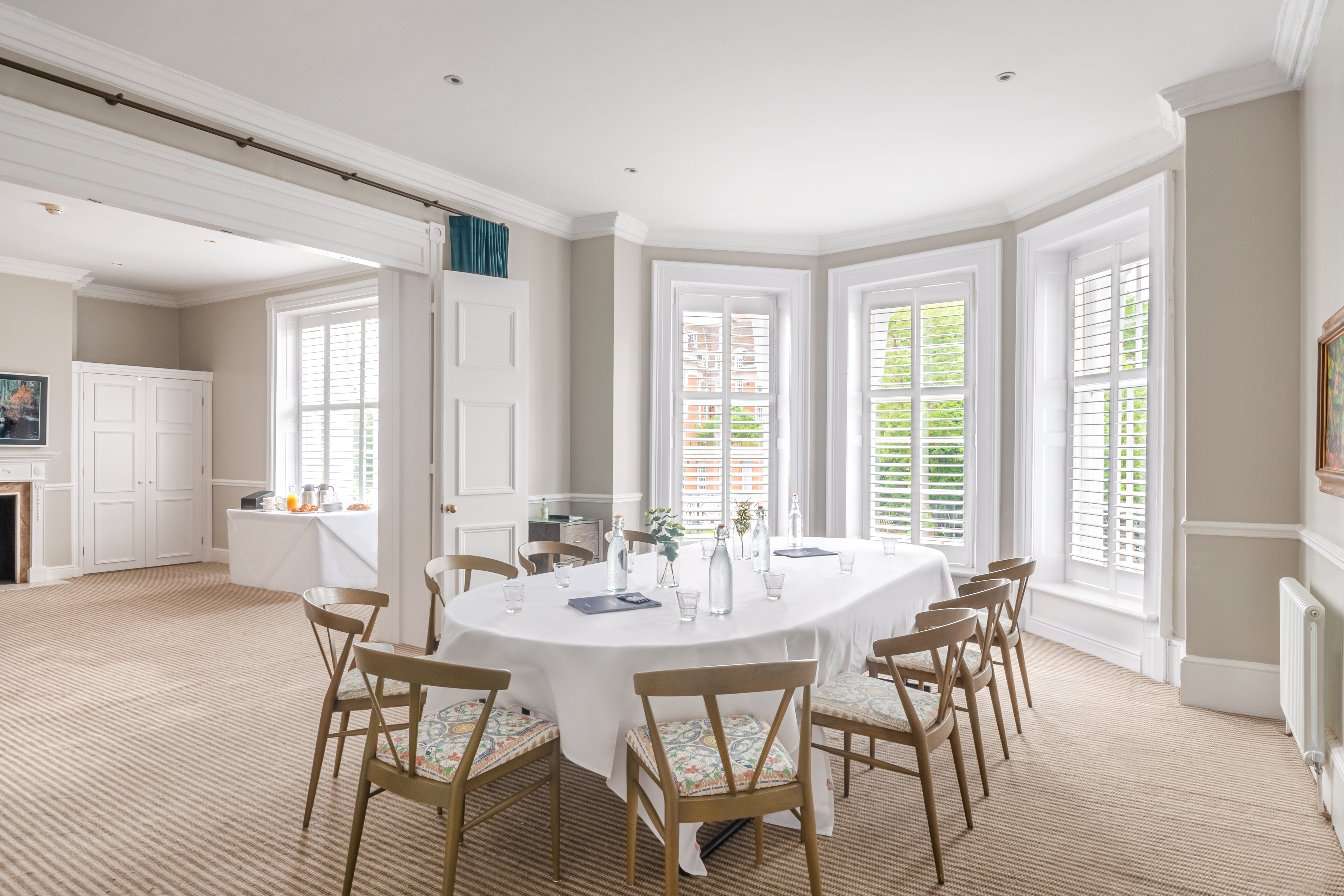 Elegant meeting room at Richmond Harbour Hotel, perfect for corporate events and workshops.