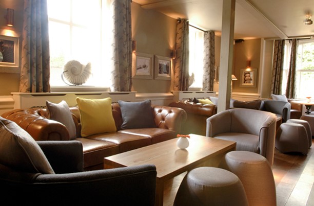 Cozy lounge at The Lyttelton Arms, perfect for networking events and meetings.