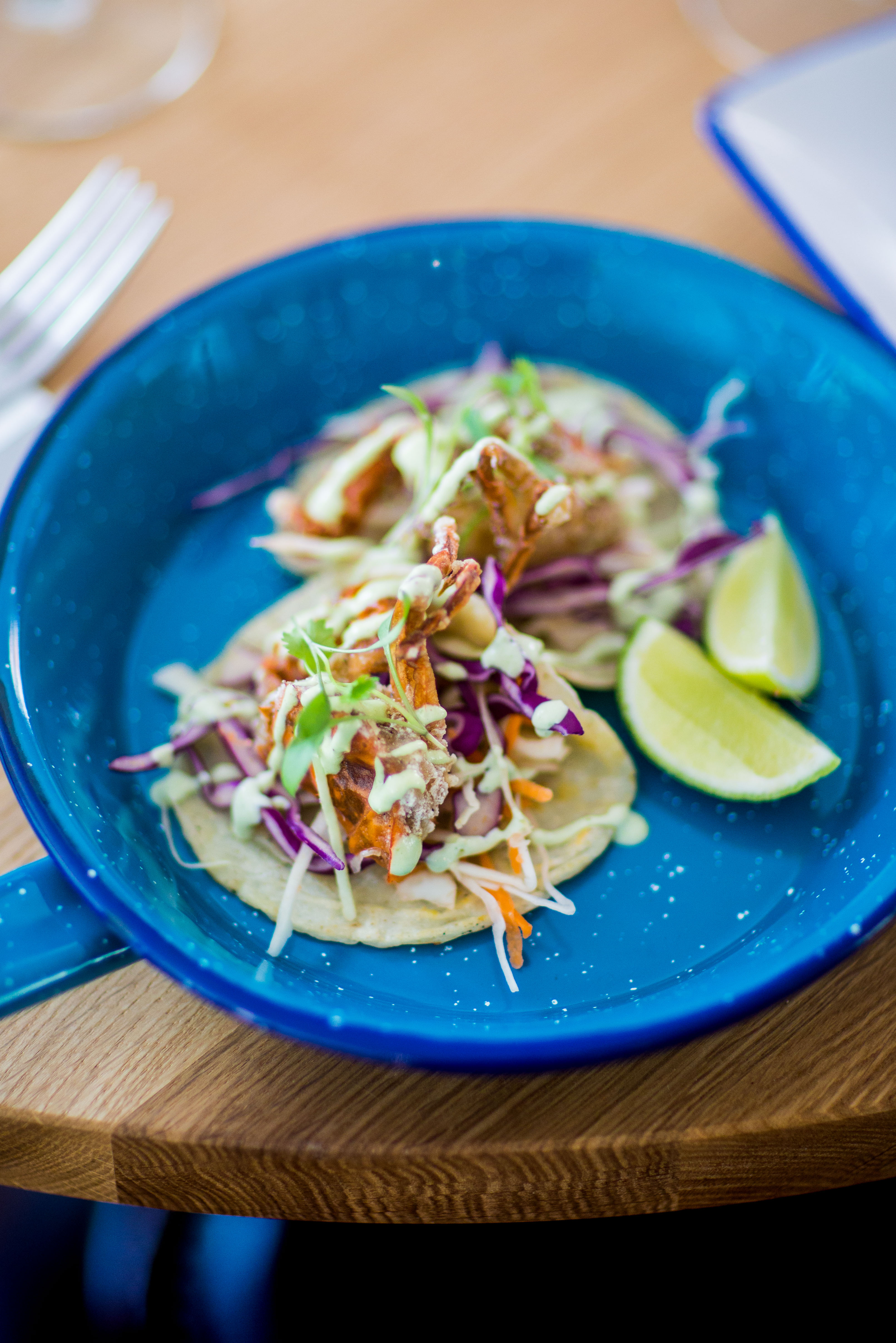 Vibrant tacos with colorful toppings at Agave Dining Room, perfect for events and catering.