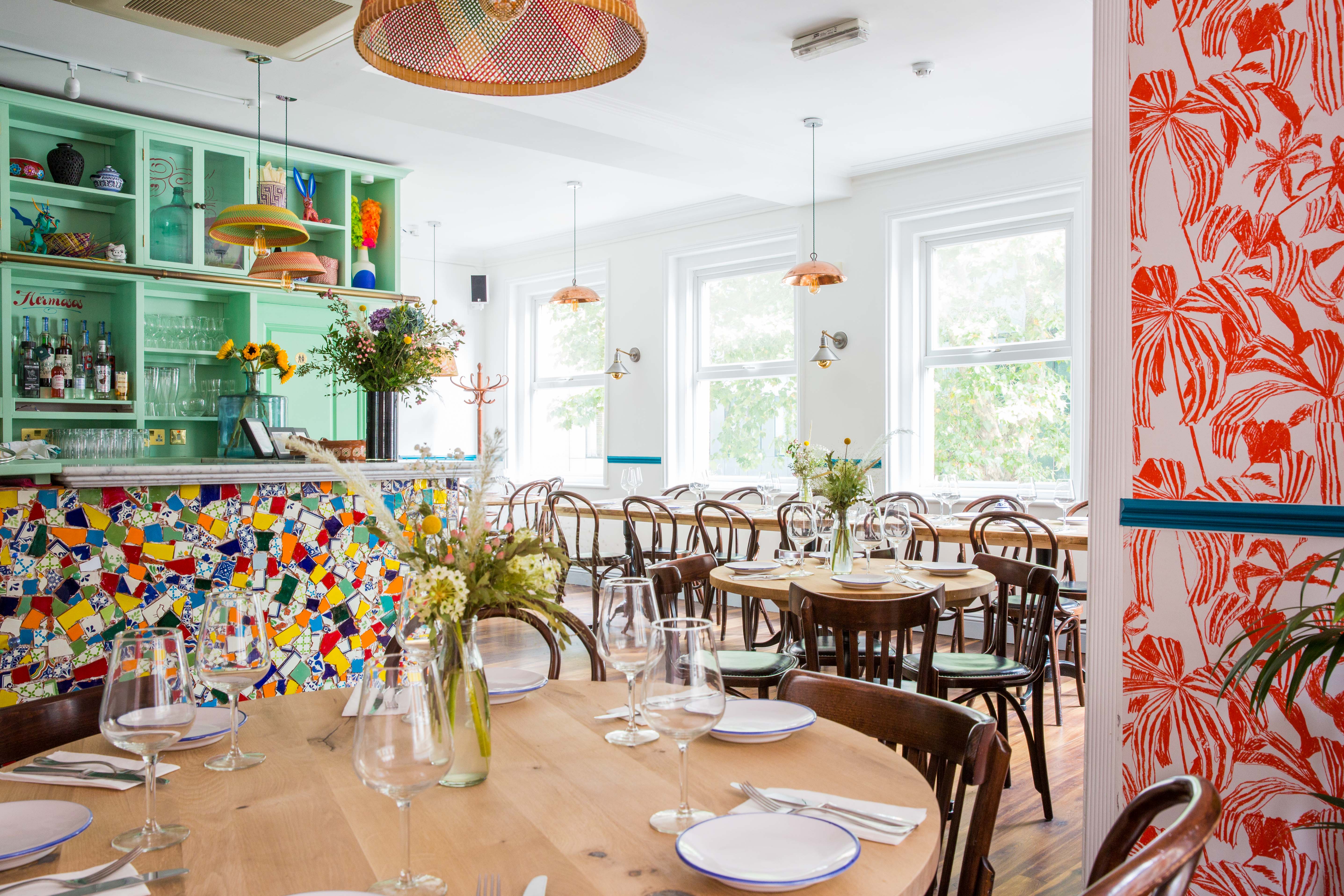 Tequila & Mezcal Bar in Santo Remedio, vibrant event space for gatherings and meetings.